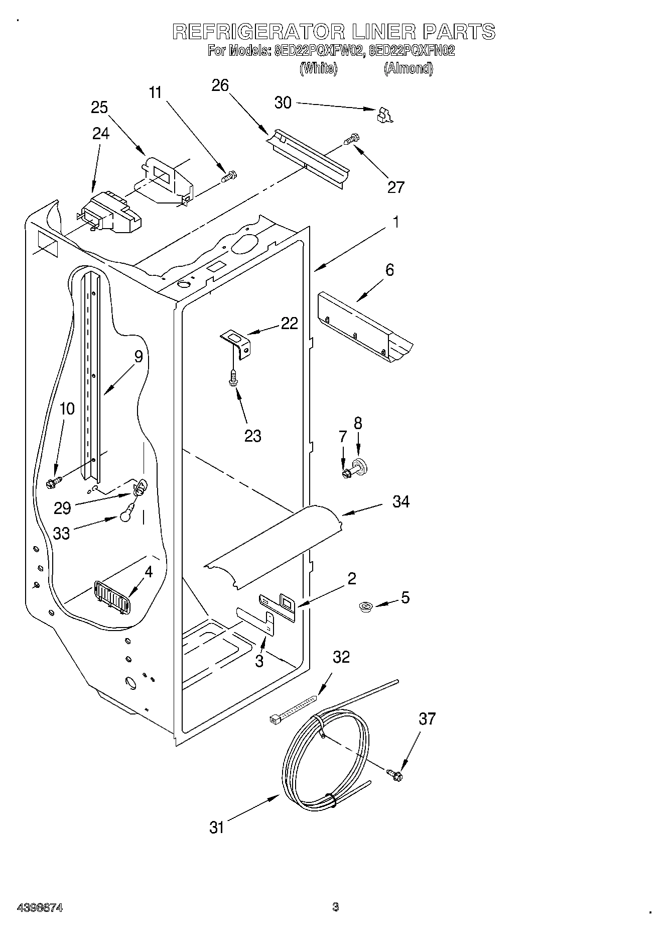 02 - REFRIGERATOR LINER