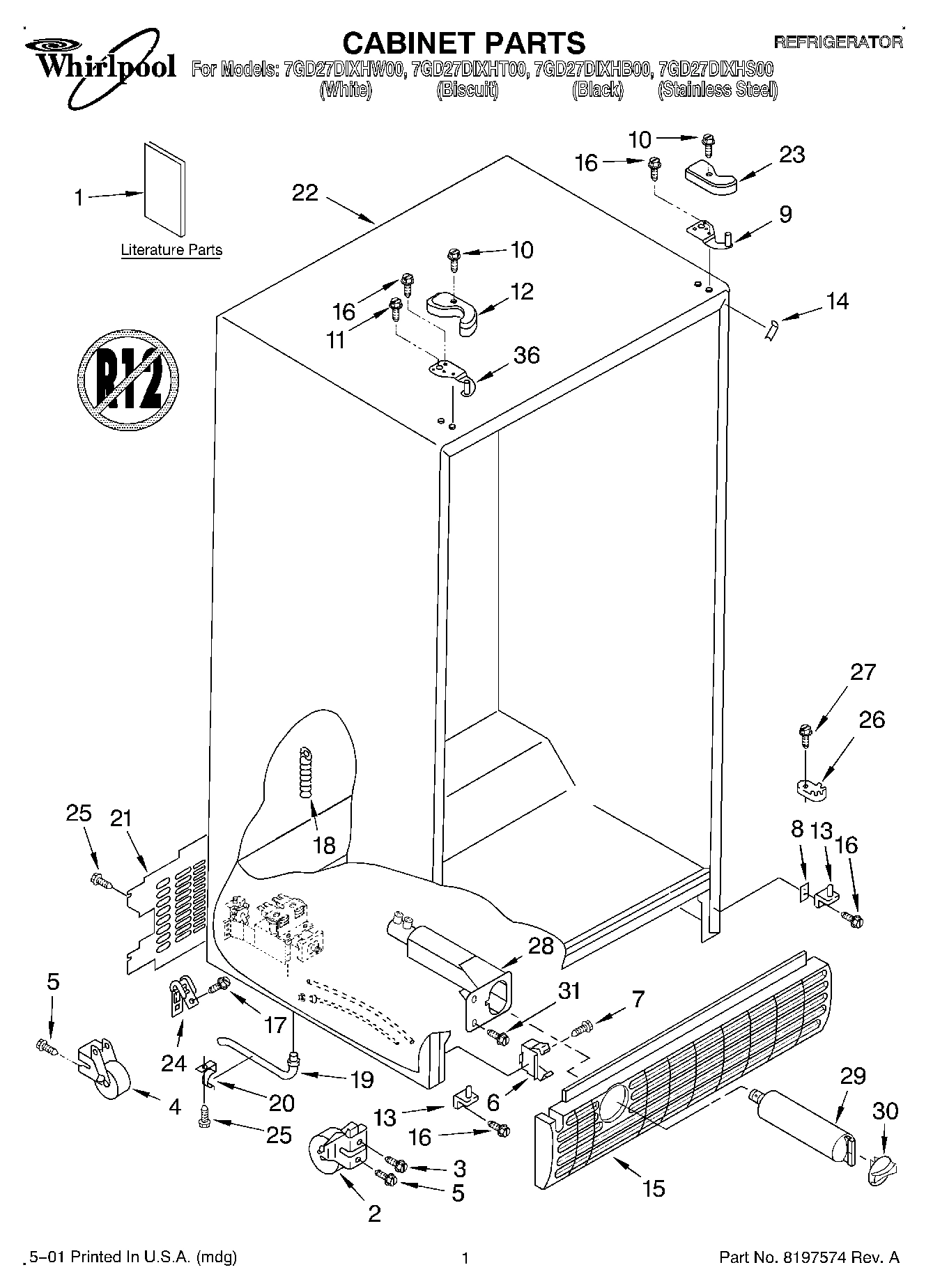 01 - CABINET, LITERATURE