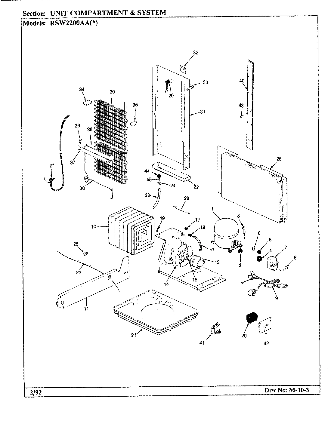 10 - UNIT COMPARTMENT & SYSTEM