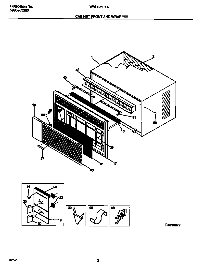 02 - CABINET FRONT AND WRAPPER