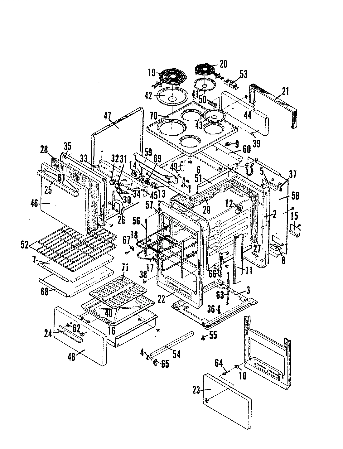 01 - CONTROL PANEL/TOP/BODY/DOOR