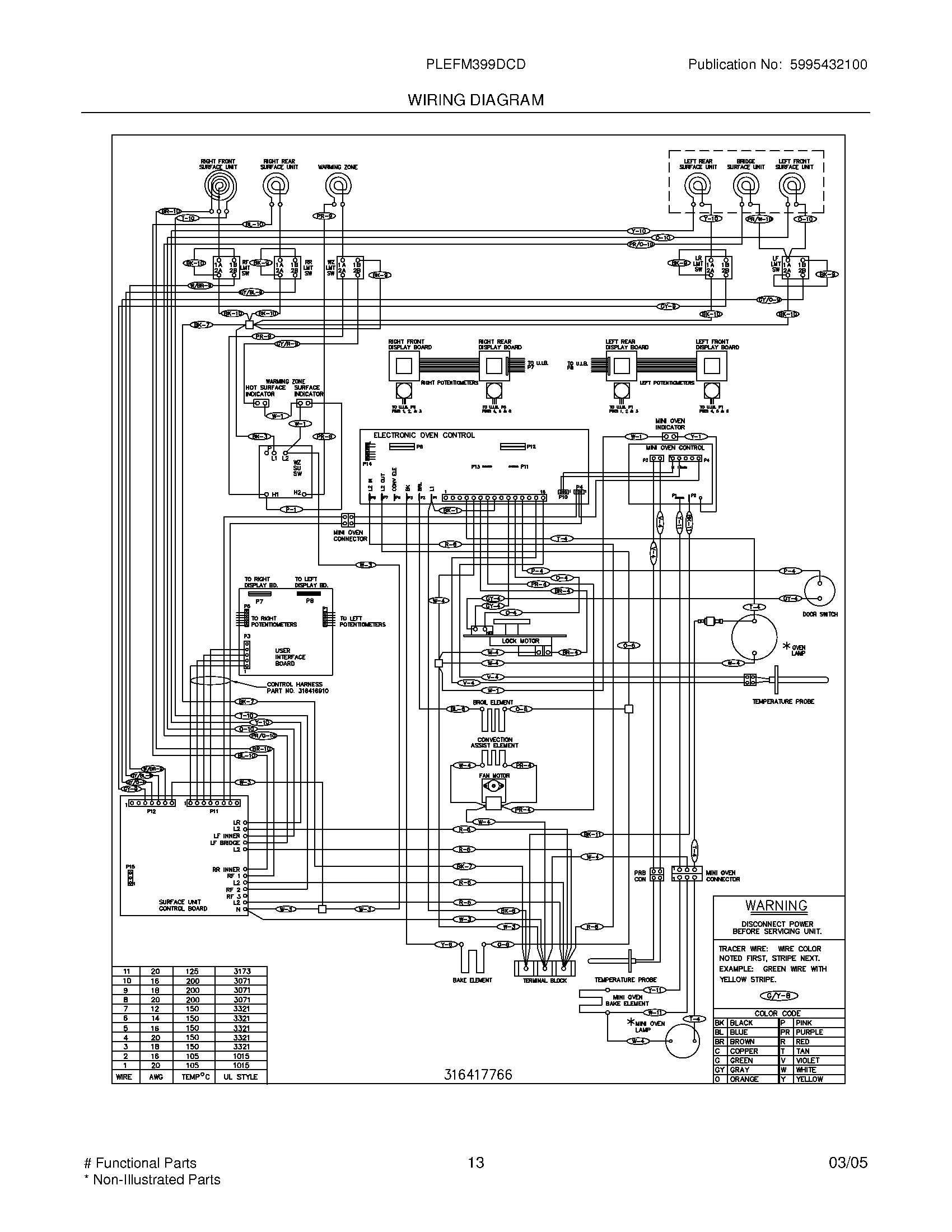13 - WIRING DIAGRAM