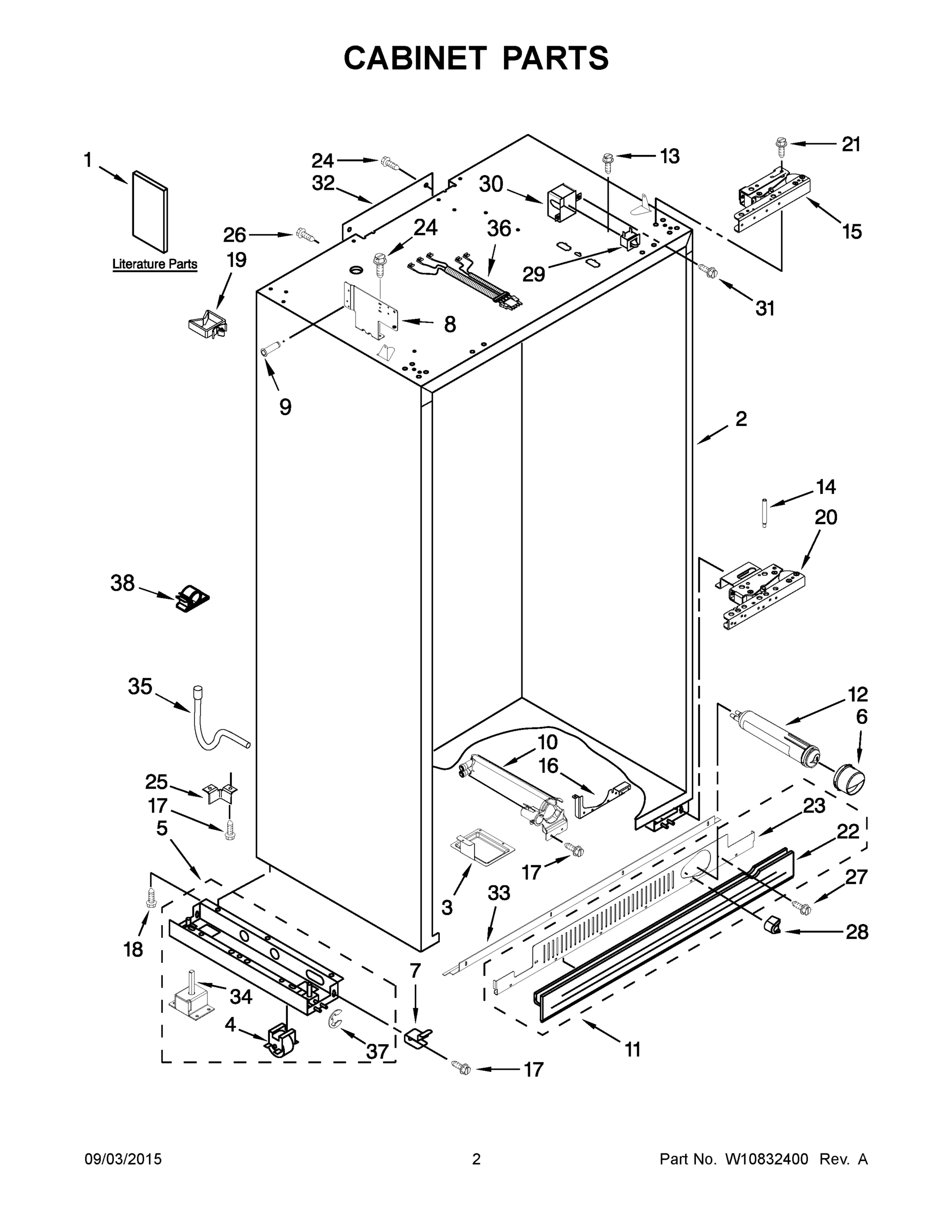 02 - CABINET PARTS