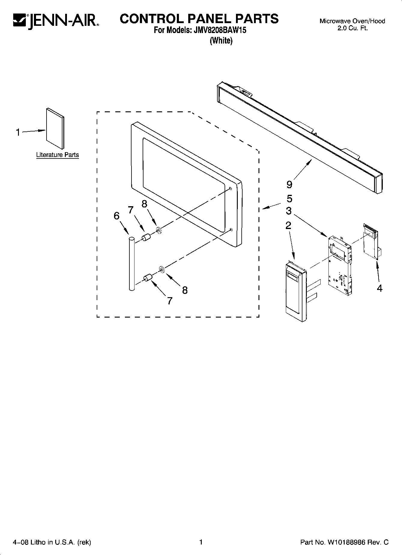 01 - CONTROL PANEL PARTS