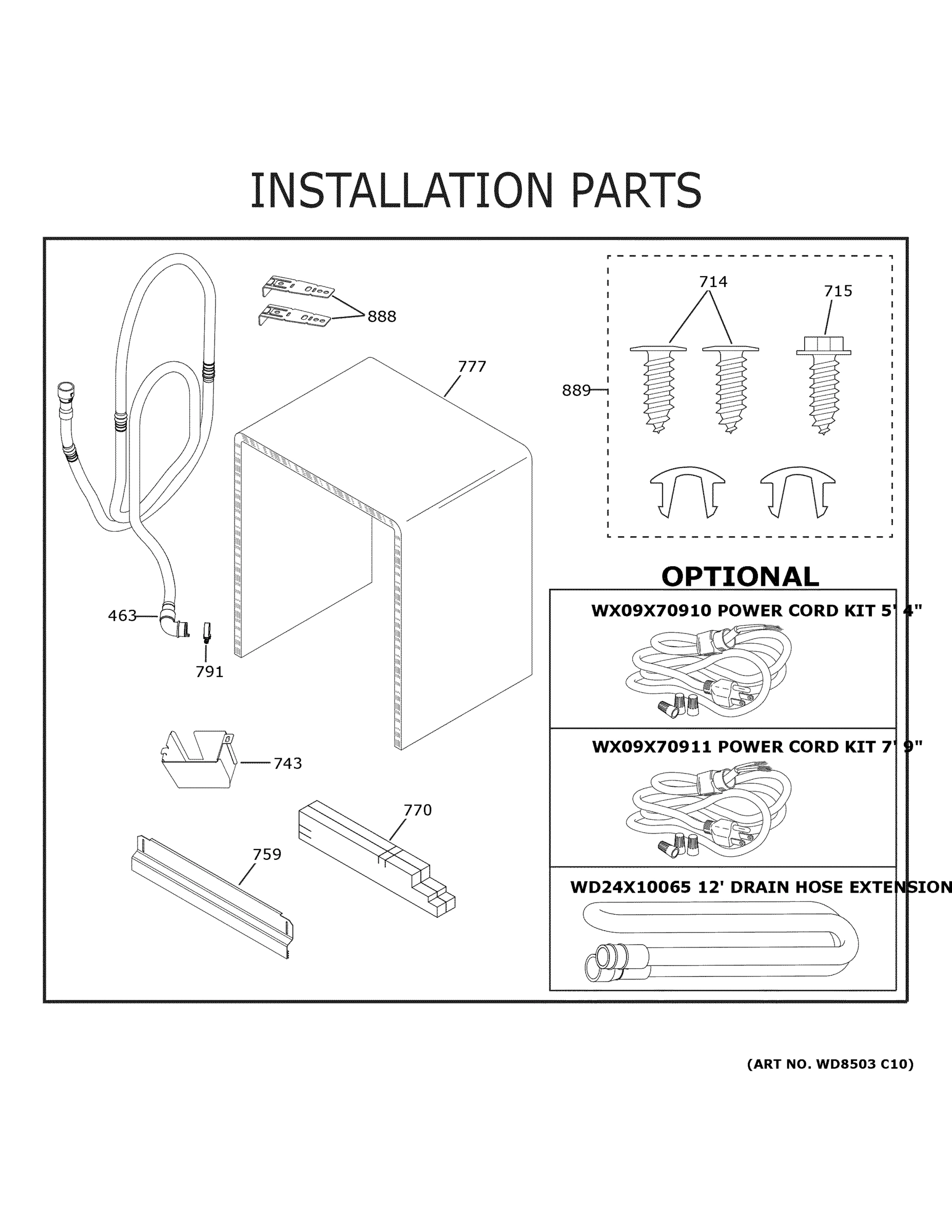 INSTALLATION PARTS