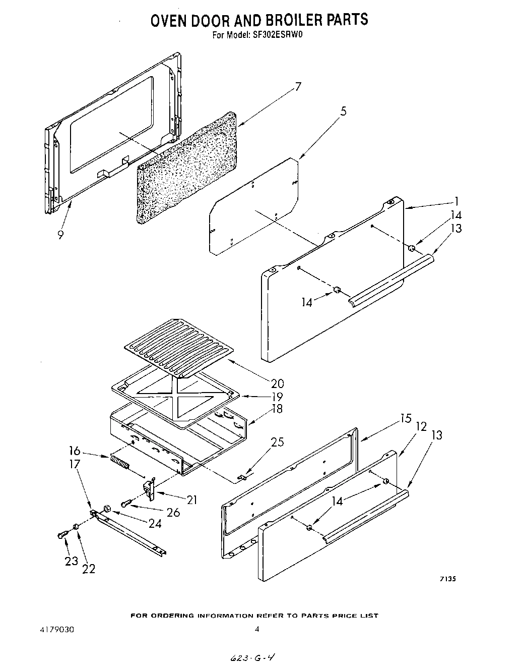 04 - OVEN DOOR AND BROILER