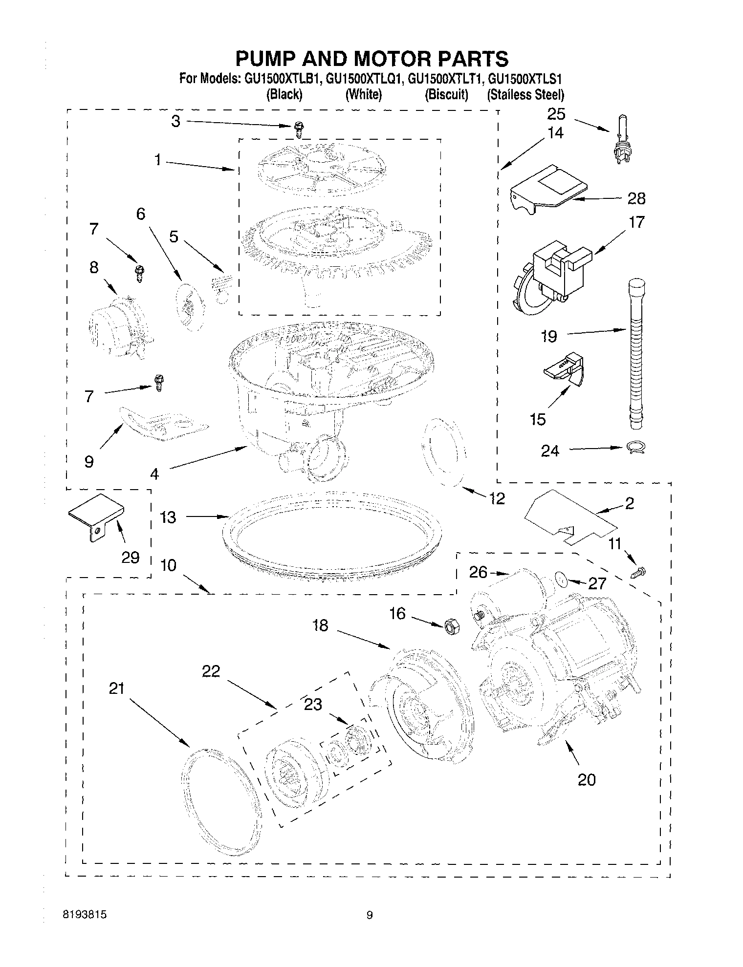08 - PUMP AND MOTOR PARTS
