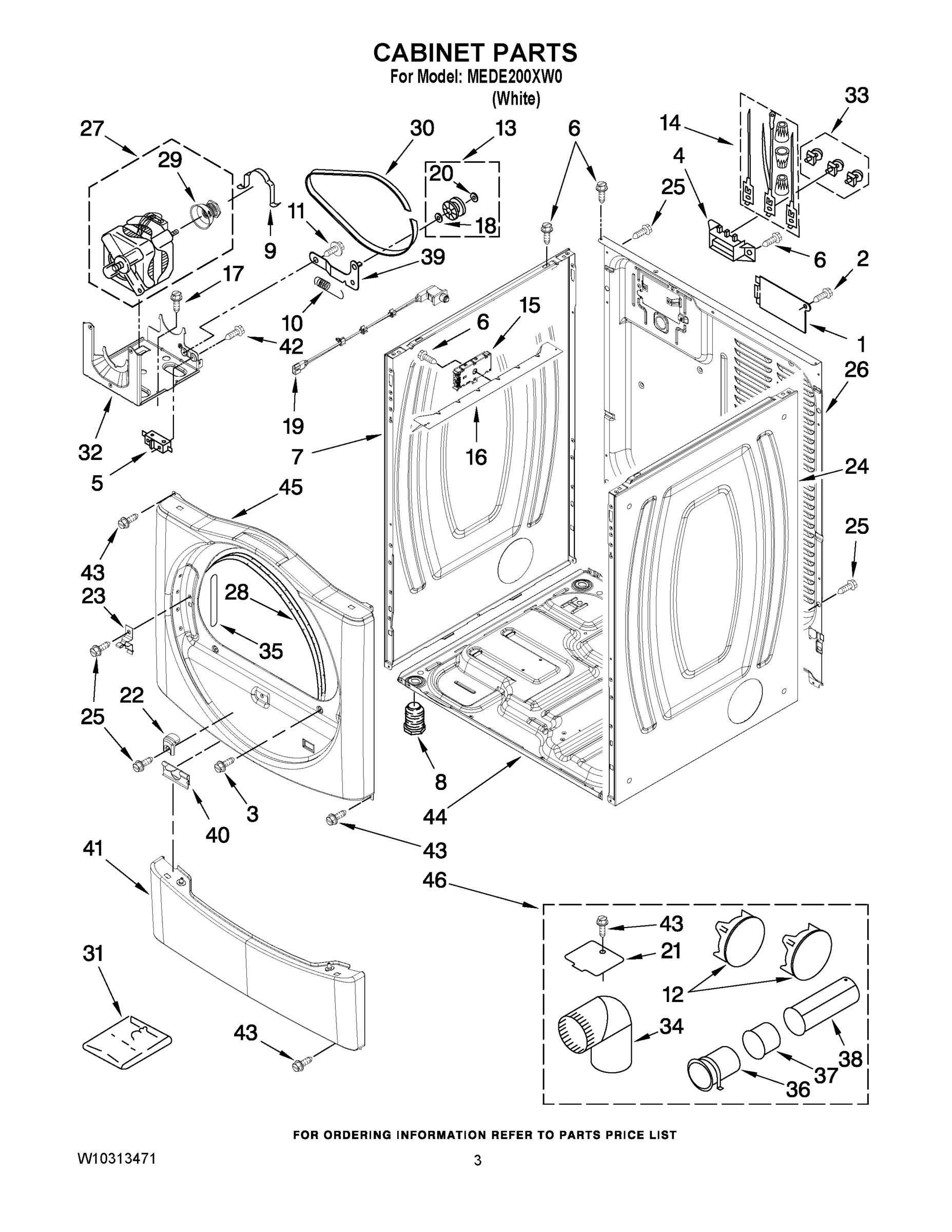 02 - CABINET PARTS