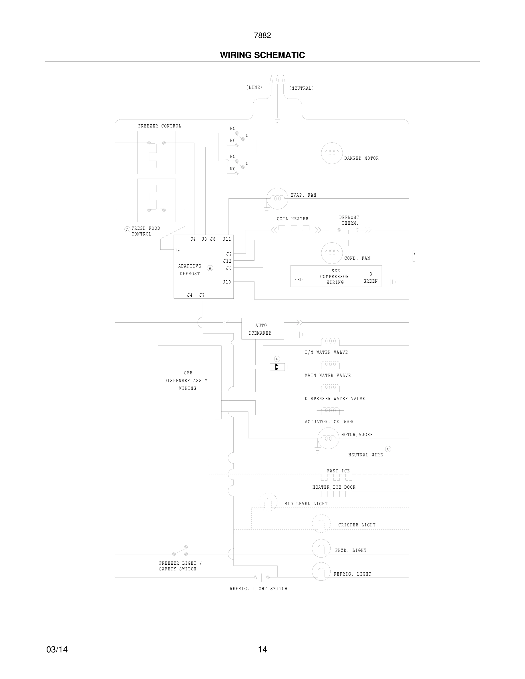 14 - WIRING SCHEMATIC