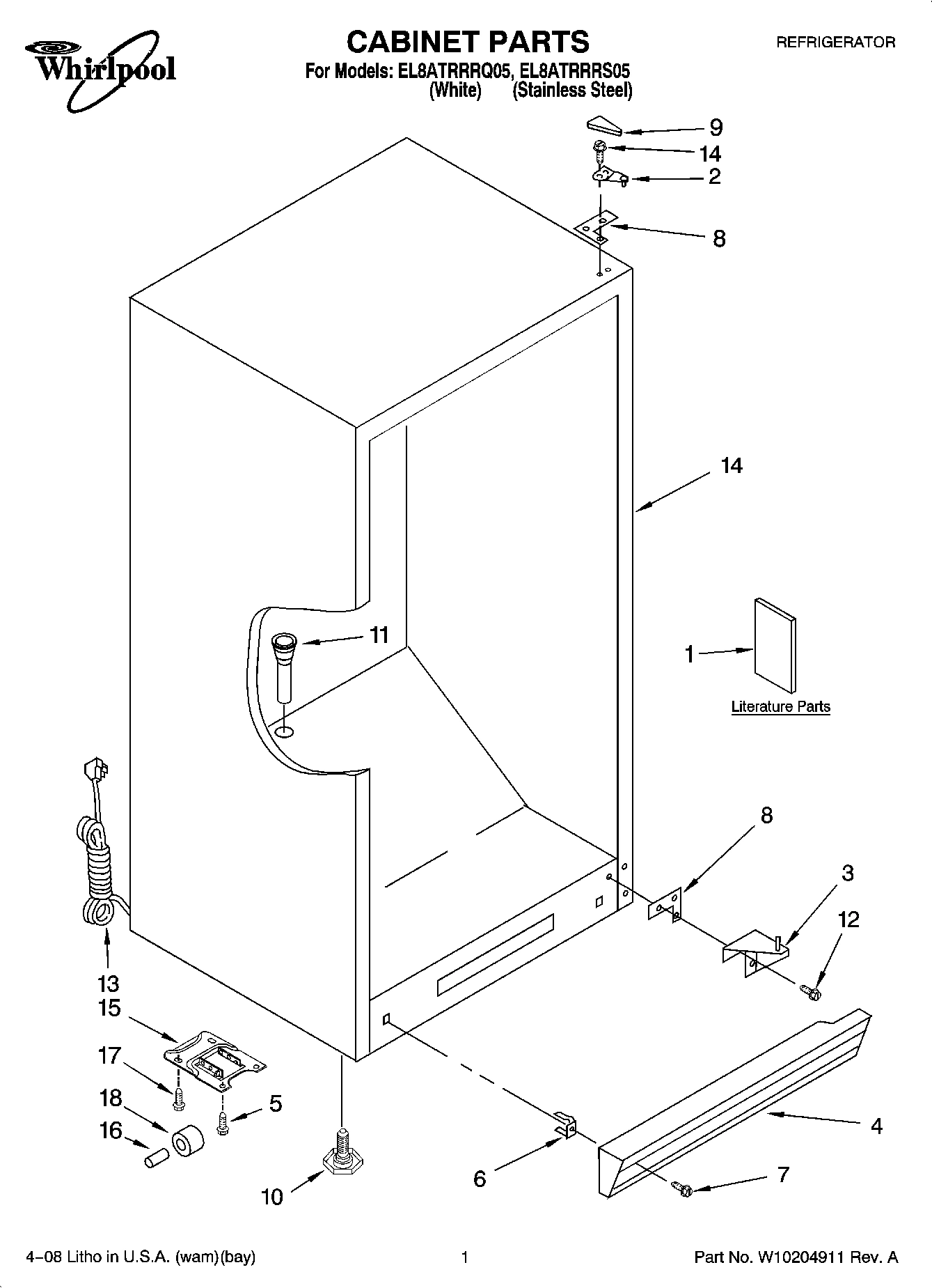 01 - CABINET PARTS