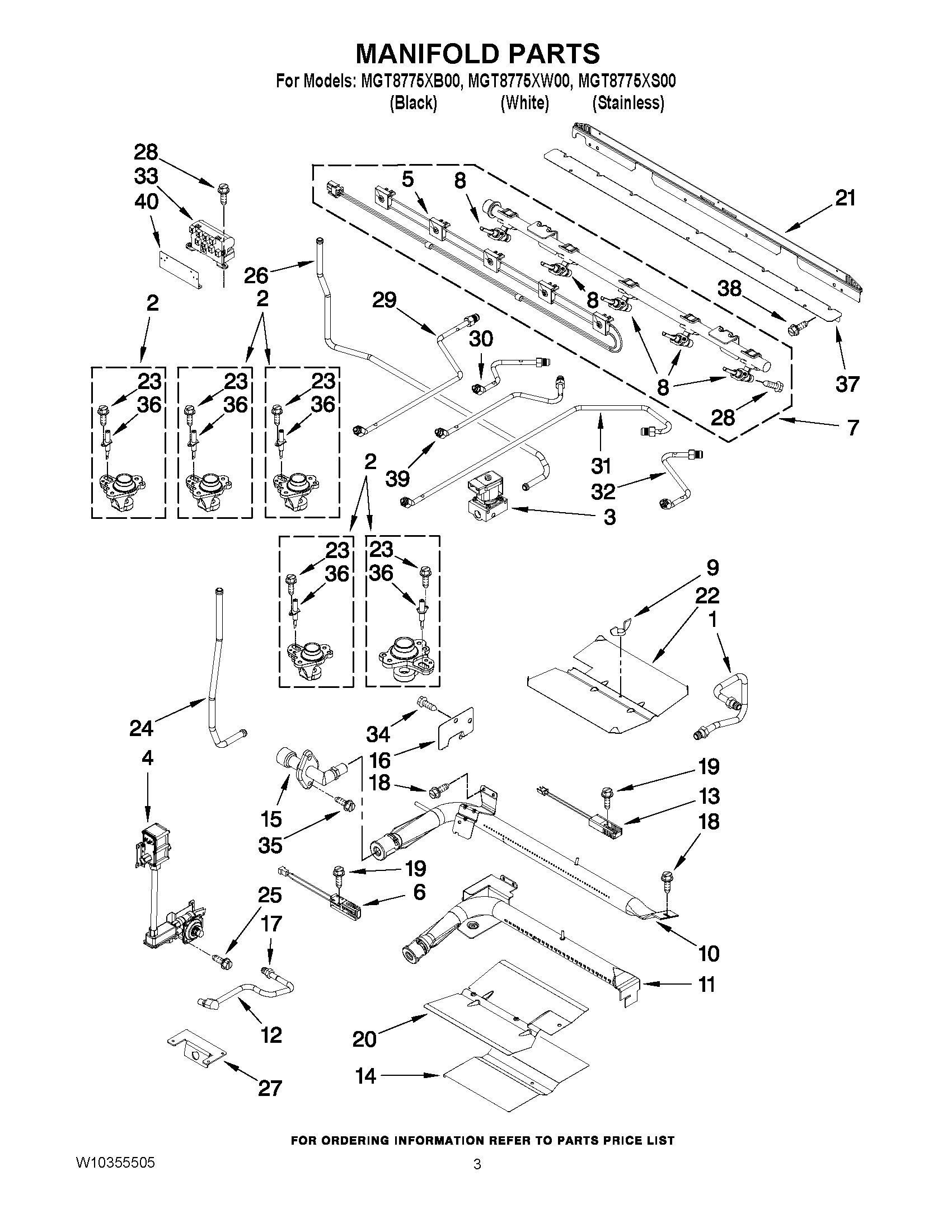 03 - MANIFOLD PARTS