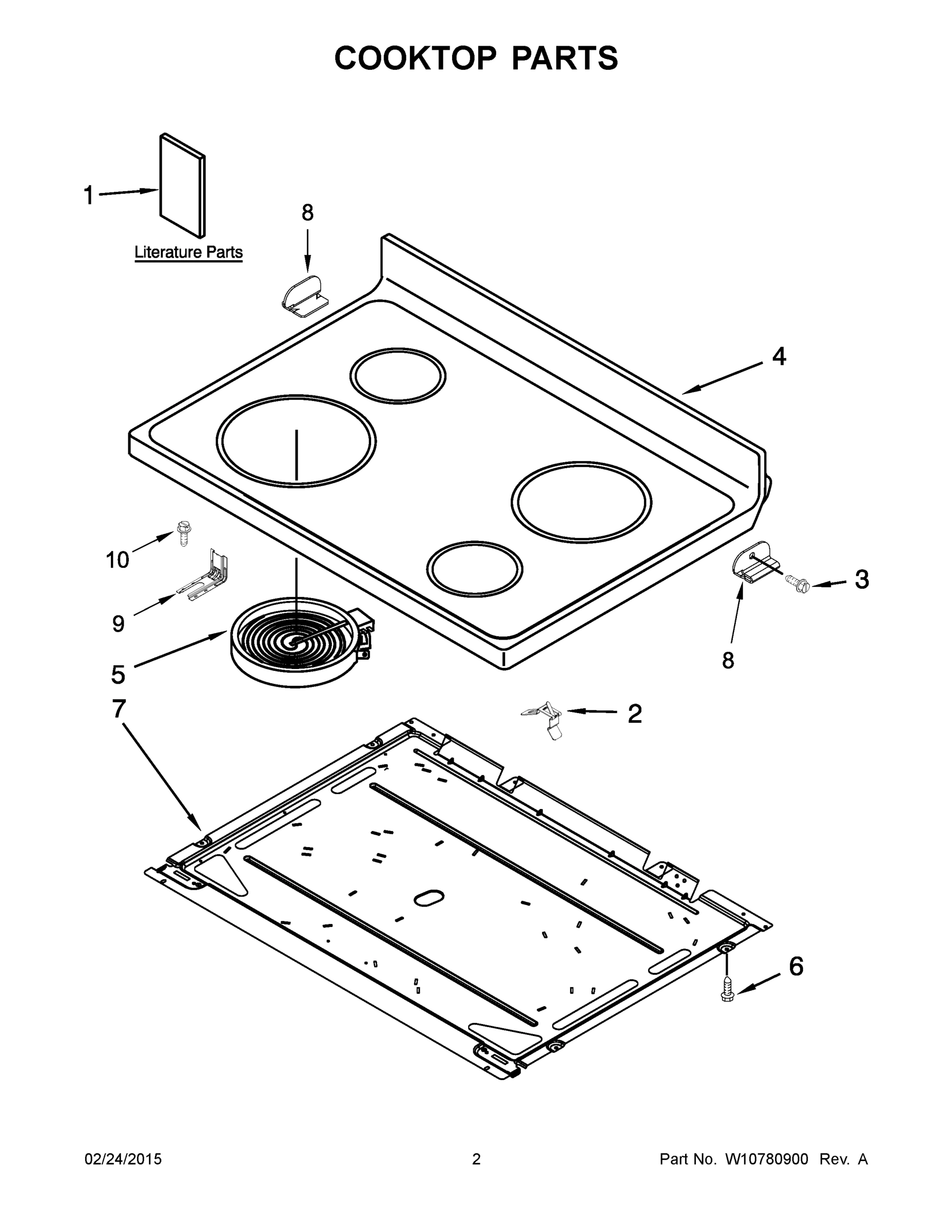 02 - COOKTOP PARTS