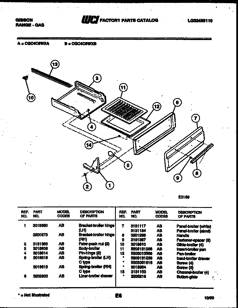 04 - BROILER DRAWER PARTS