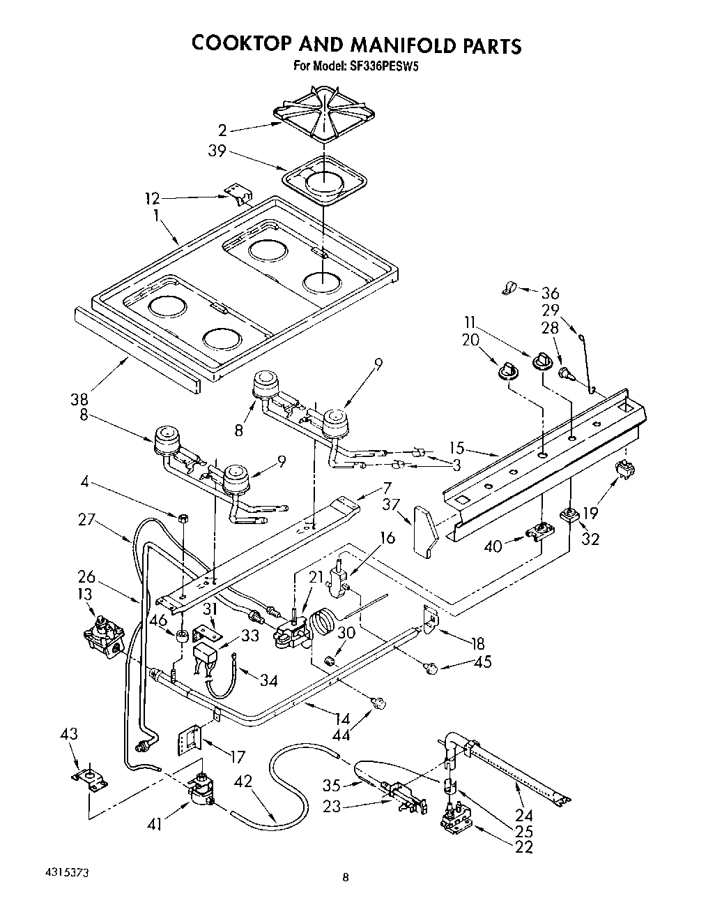 06 - COOKTOP AND MANIFOLD, LIT/OPTIONAL