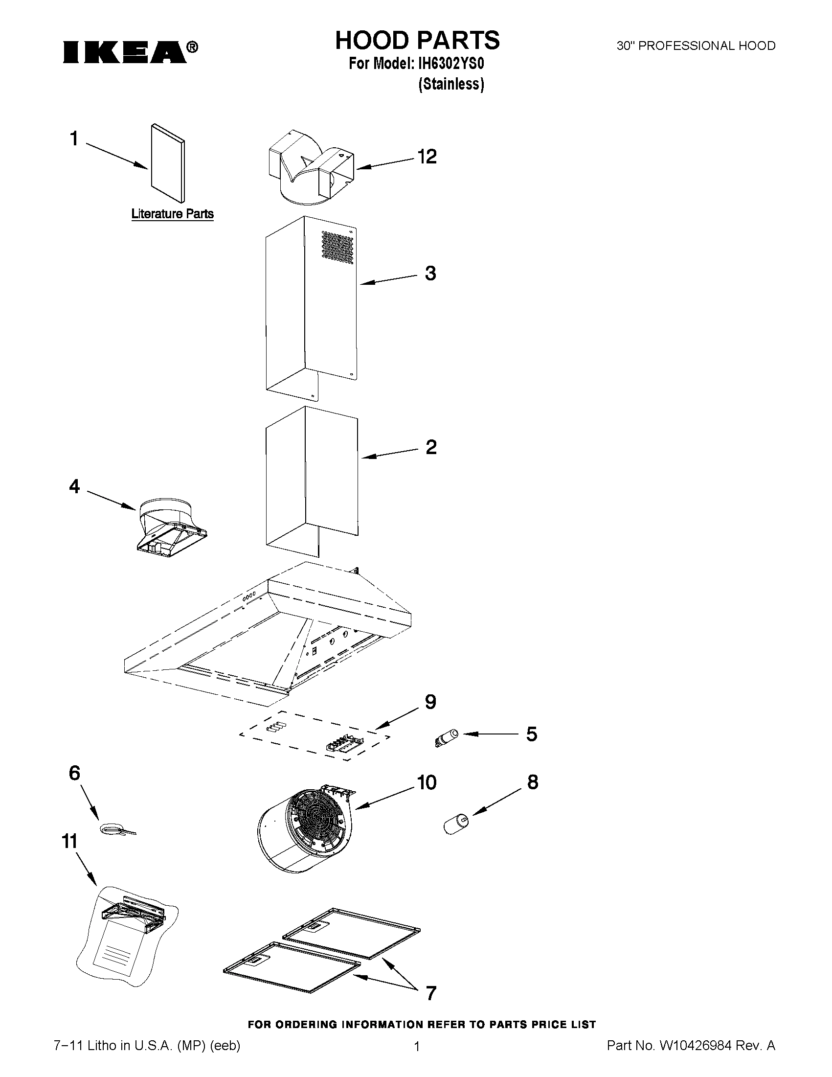 01 - HOOD PARTS