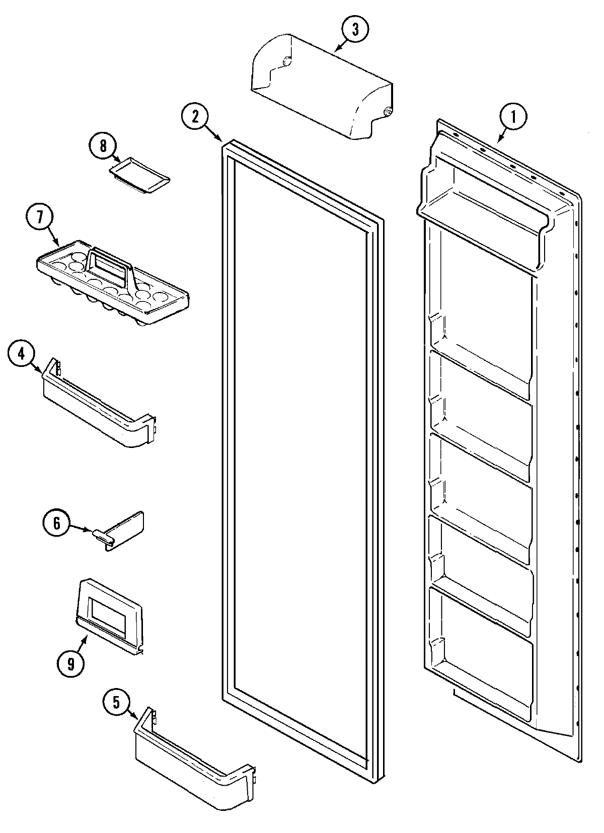 05 - FRESH FOOD INNER DOOR