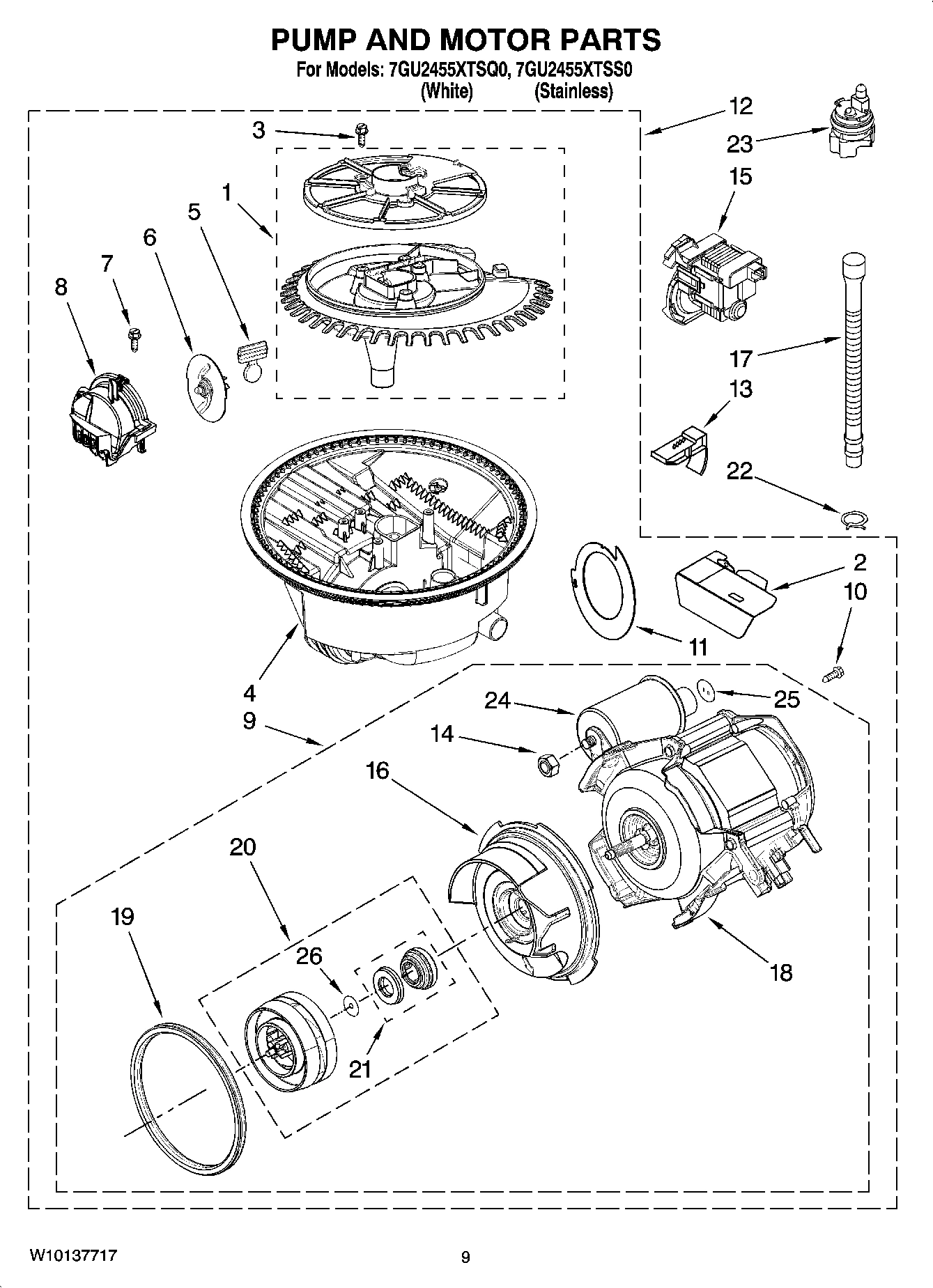 08 - PUMP AND MOTOR PARTS