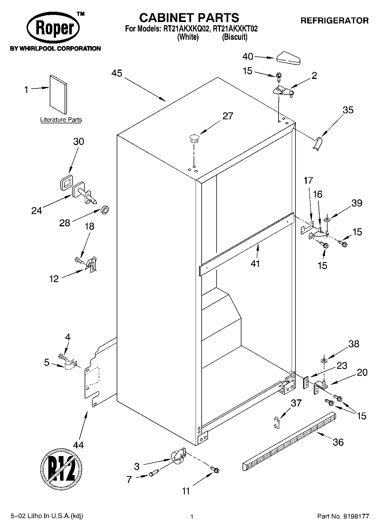 01 - CABINET, LITERATURE