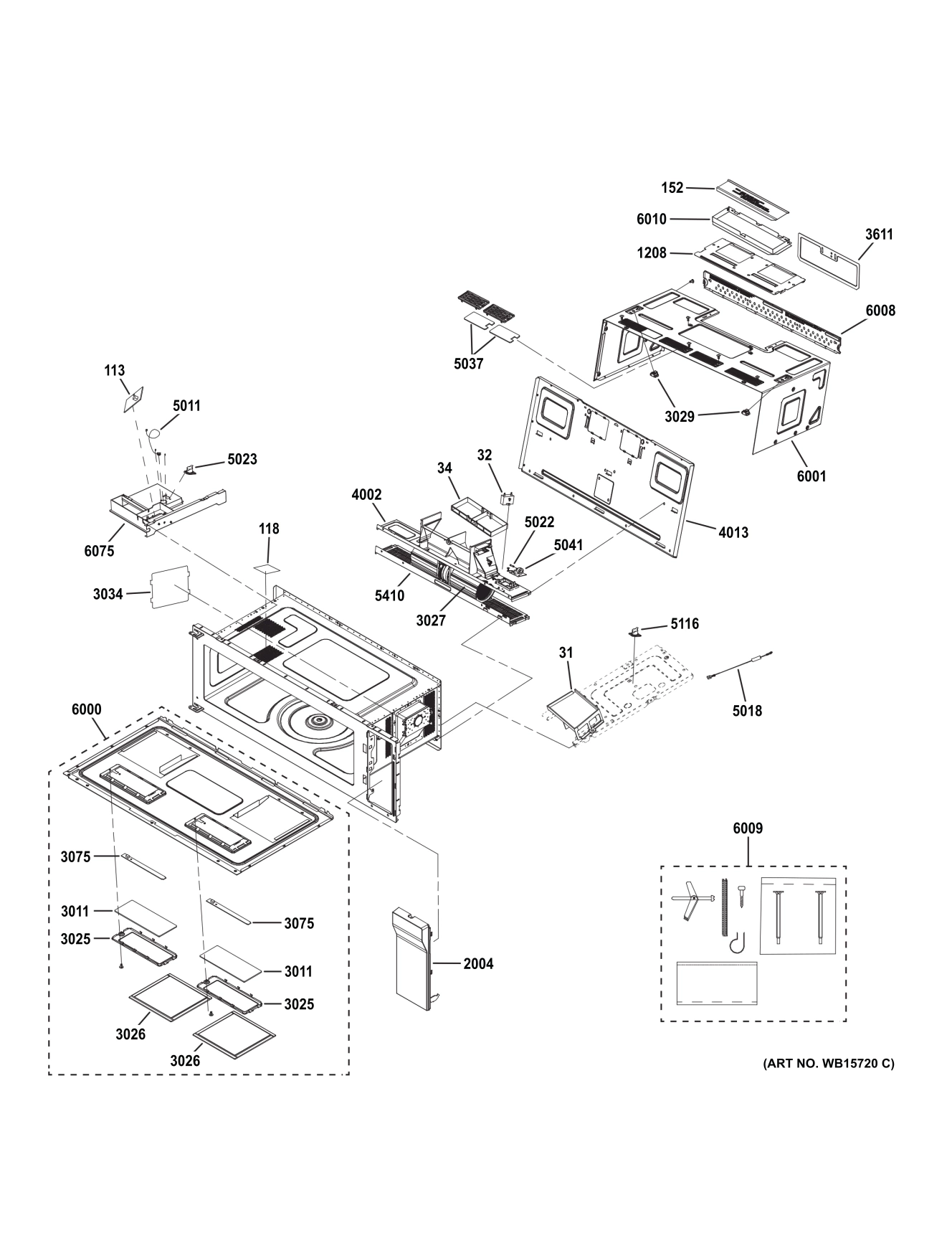 OVEN CAVITY PARTS