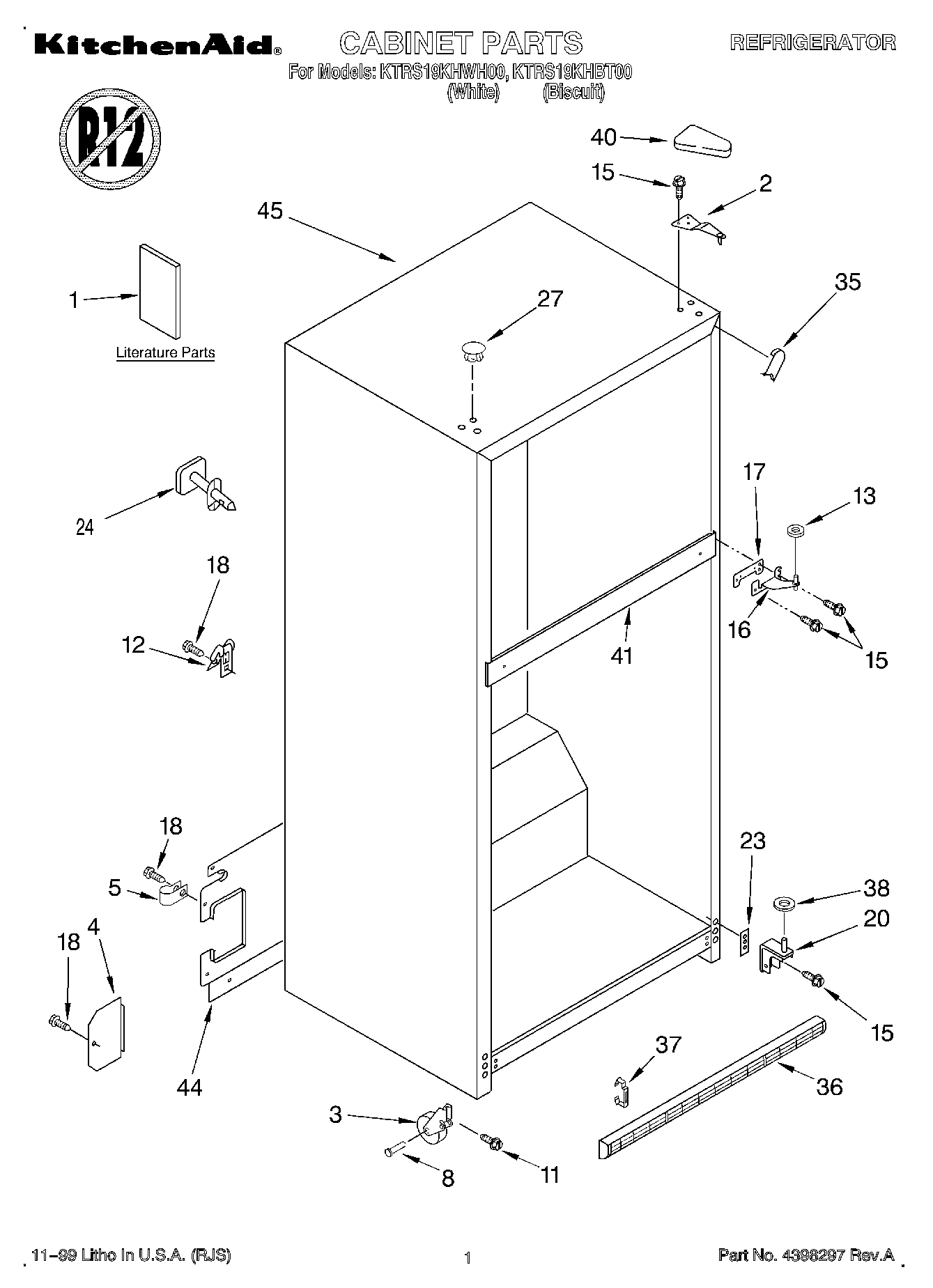 01 - CABINET, LITERATURE