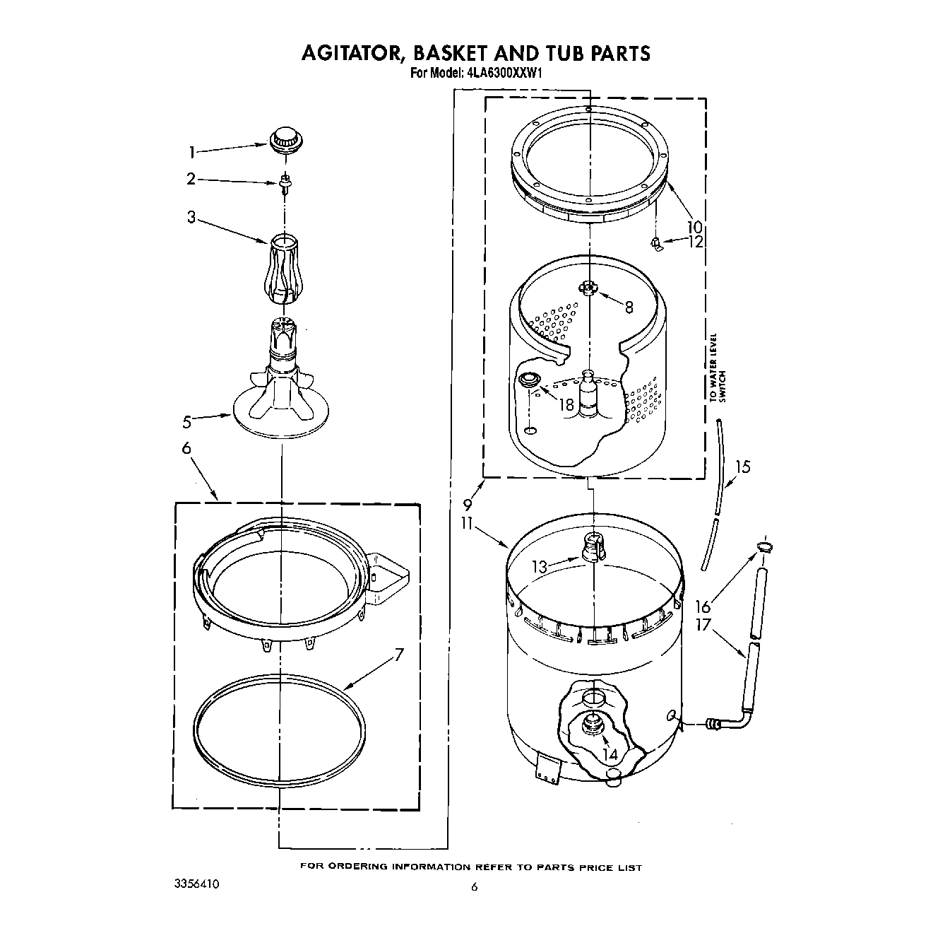 05 - AGITATOR, BASKET AND TUB