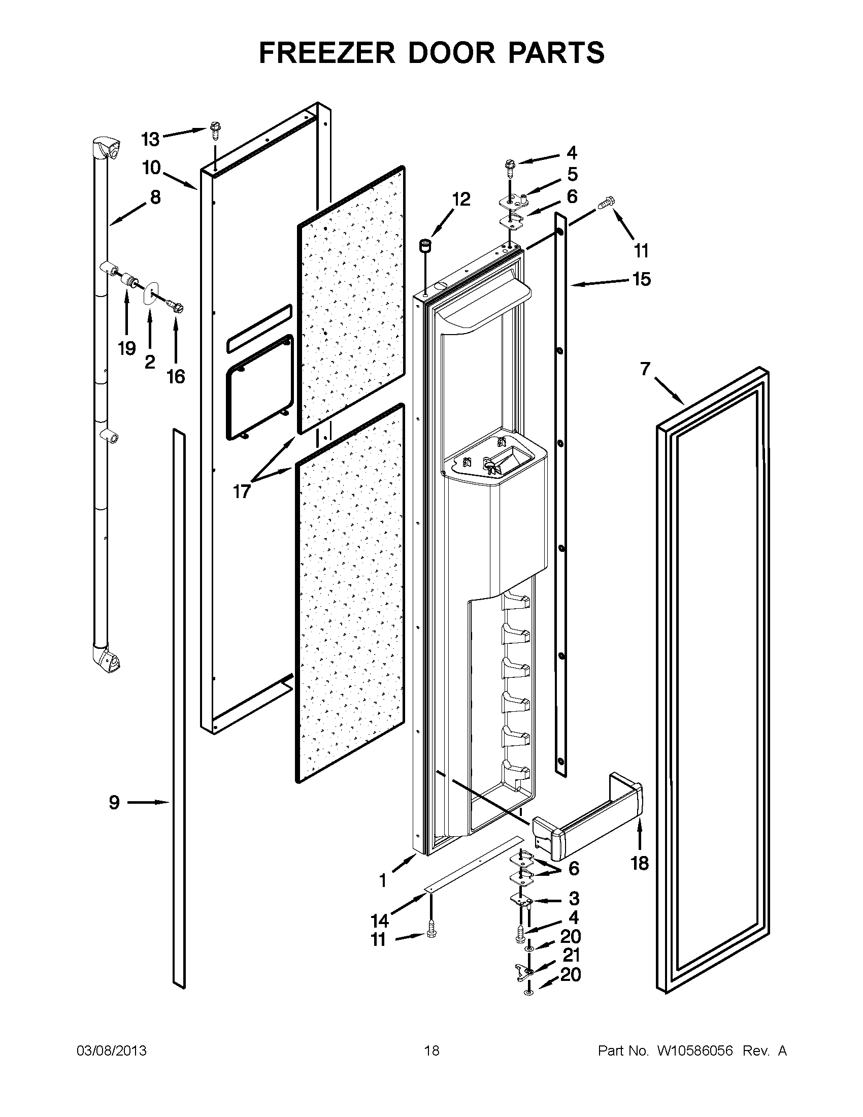 09 - FREEZER DOOR PARTS