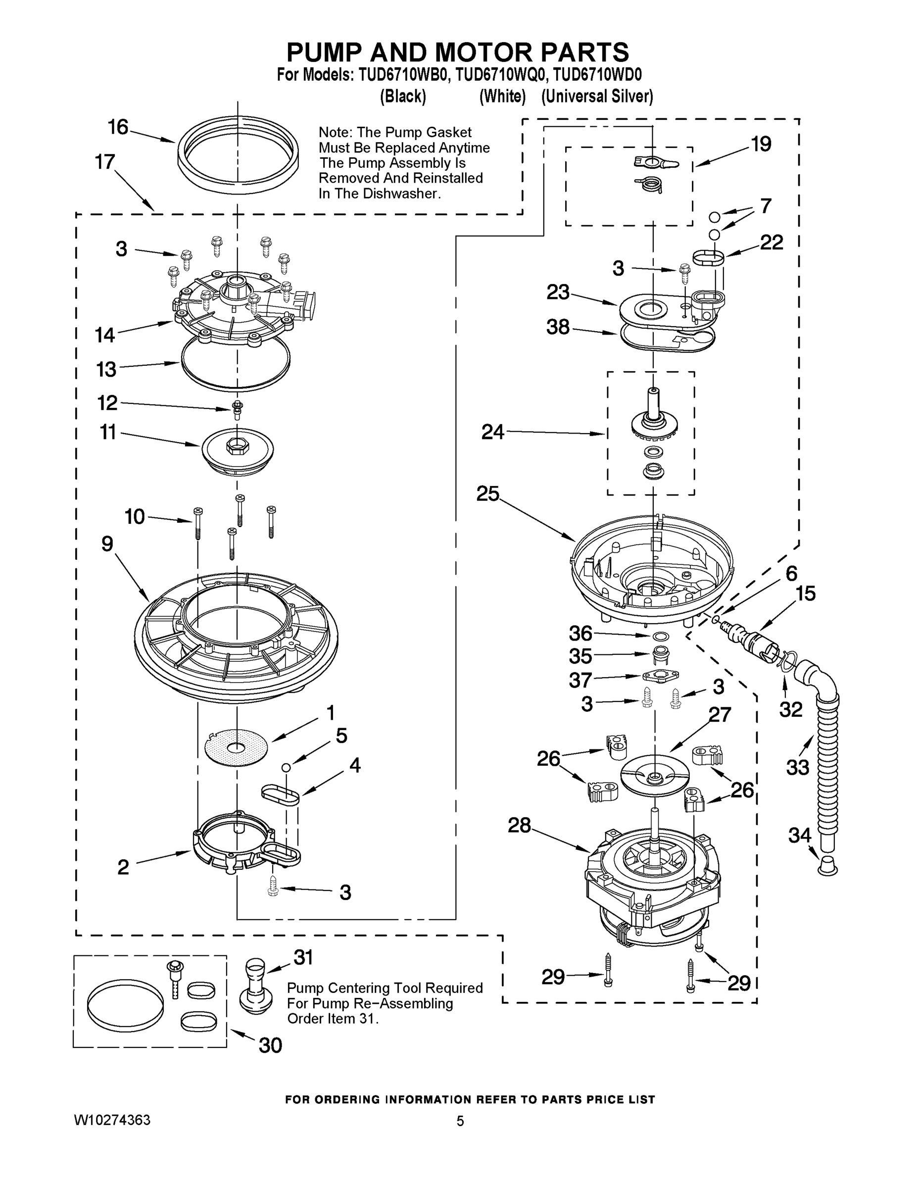 04 - PUMP AND MOTOR PARTS