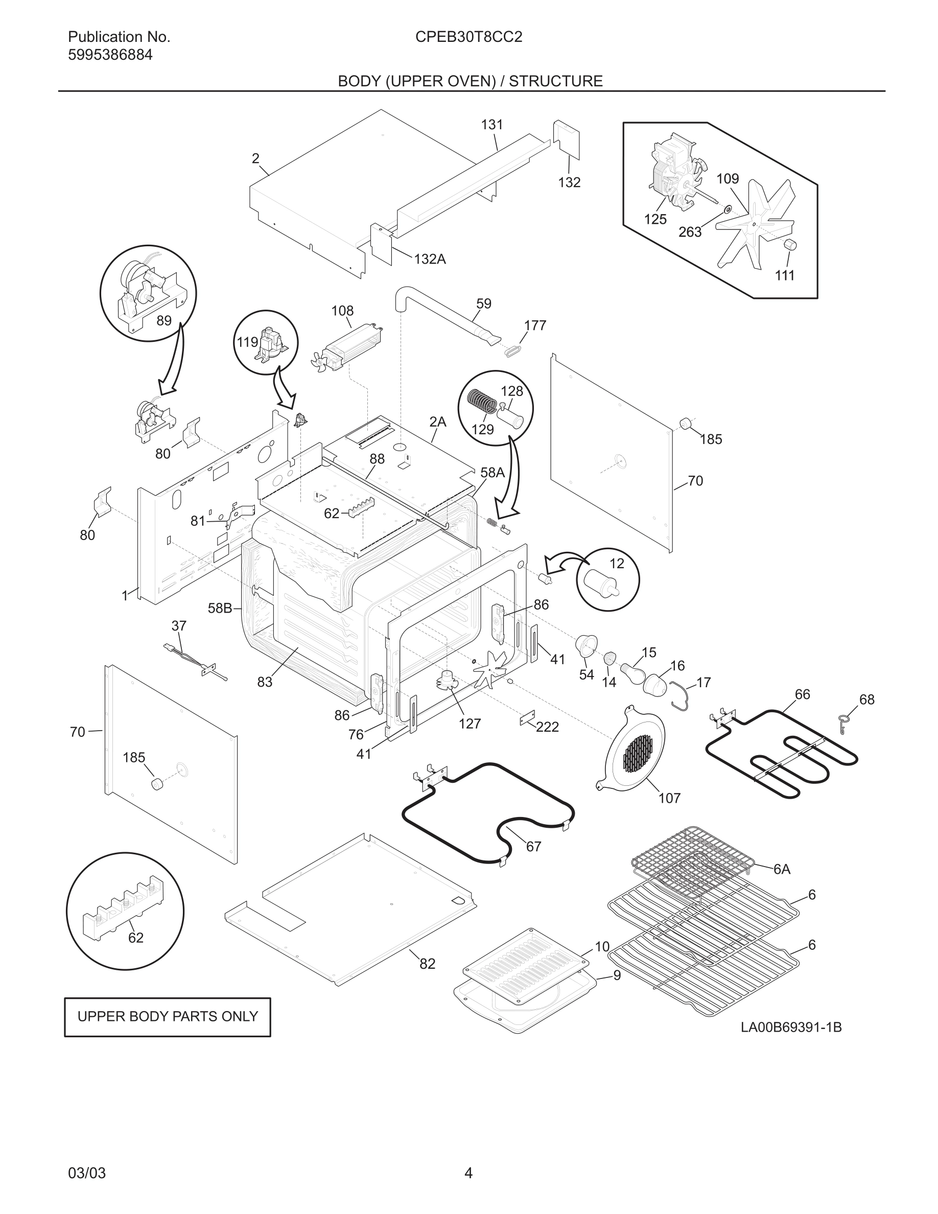05 - BODY (UPPER OVEN) / STRUCTURE