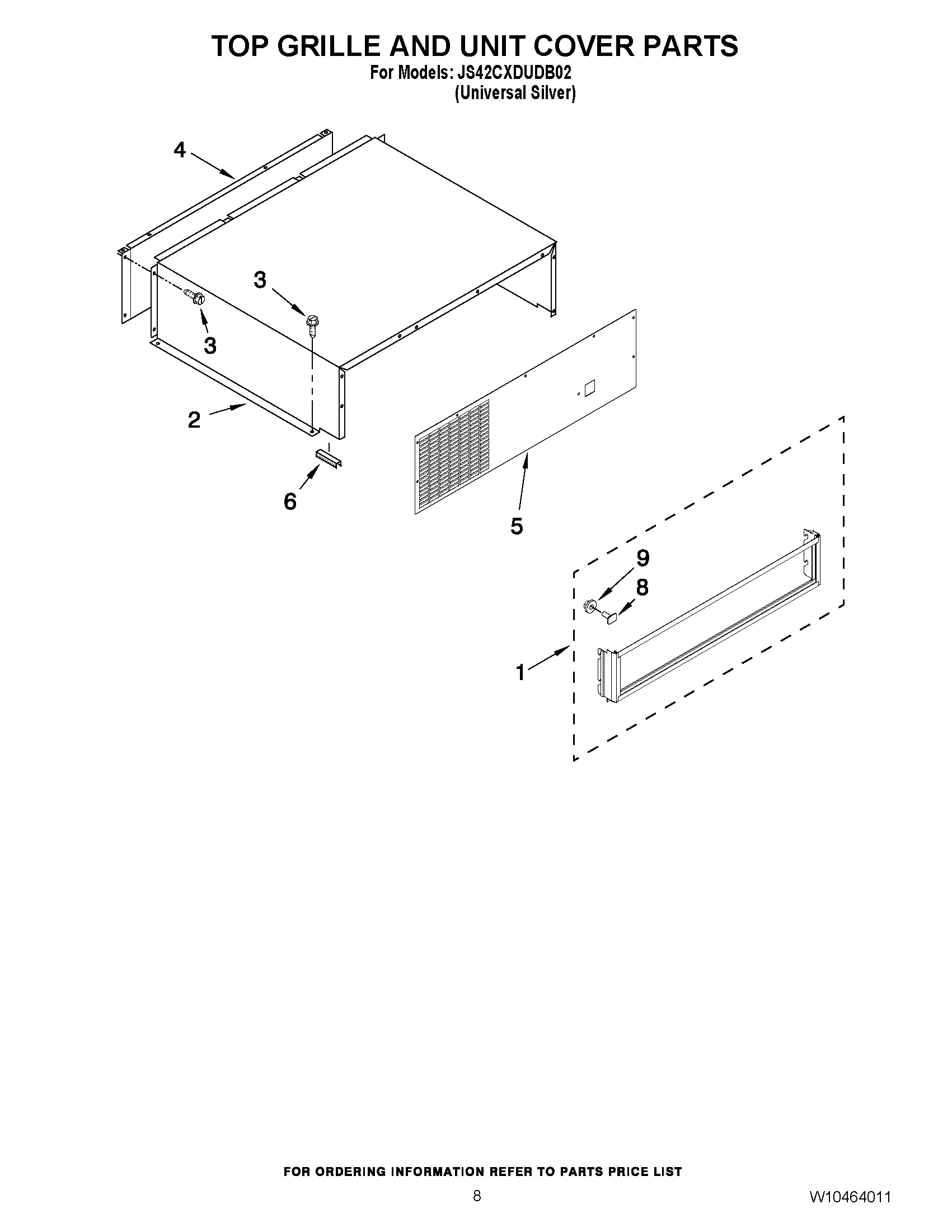 06 - TOP GRILLE AND UNIT COVER PARTS