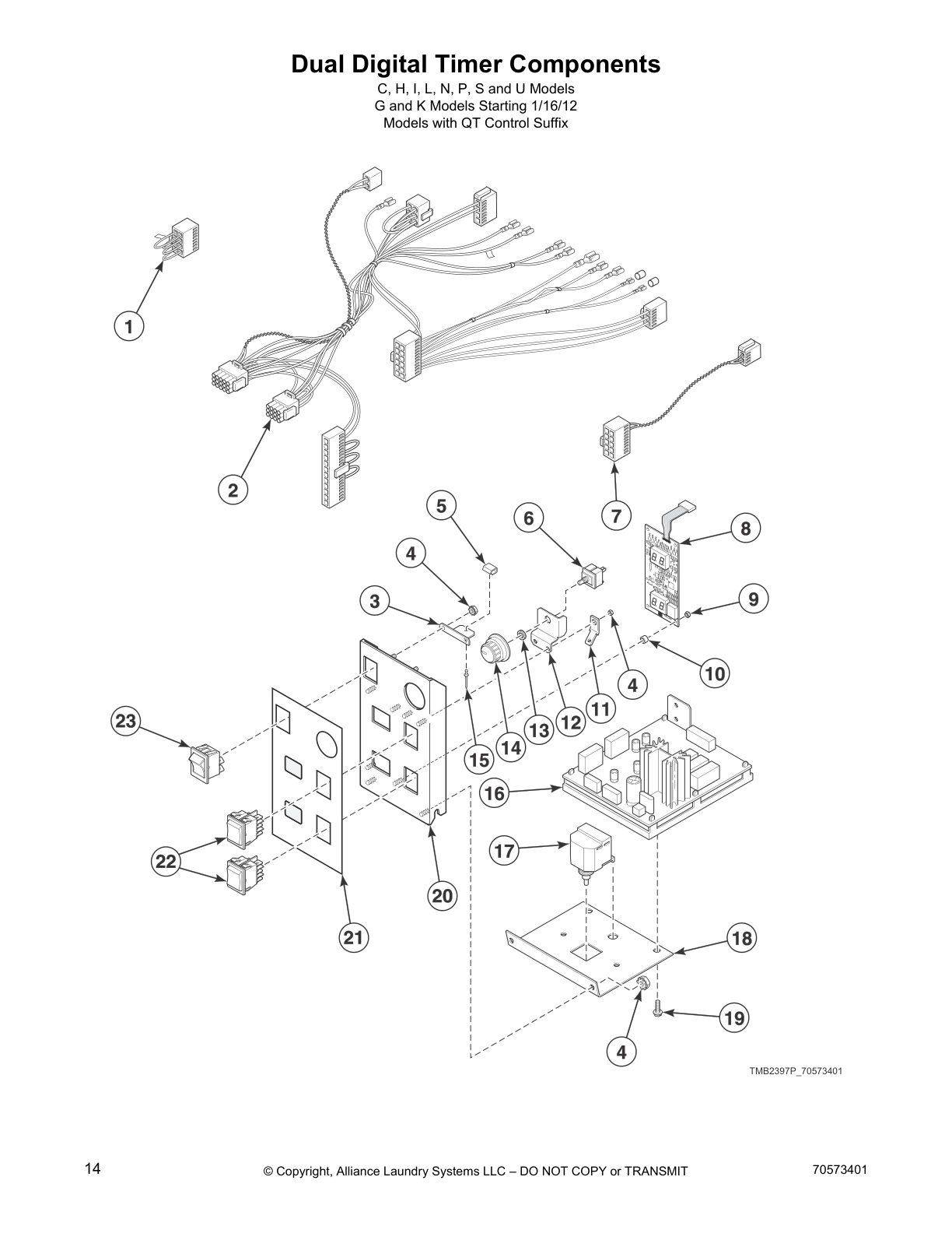 Dual Digital Timer Components