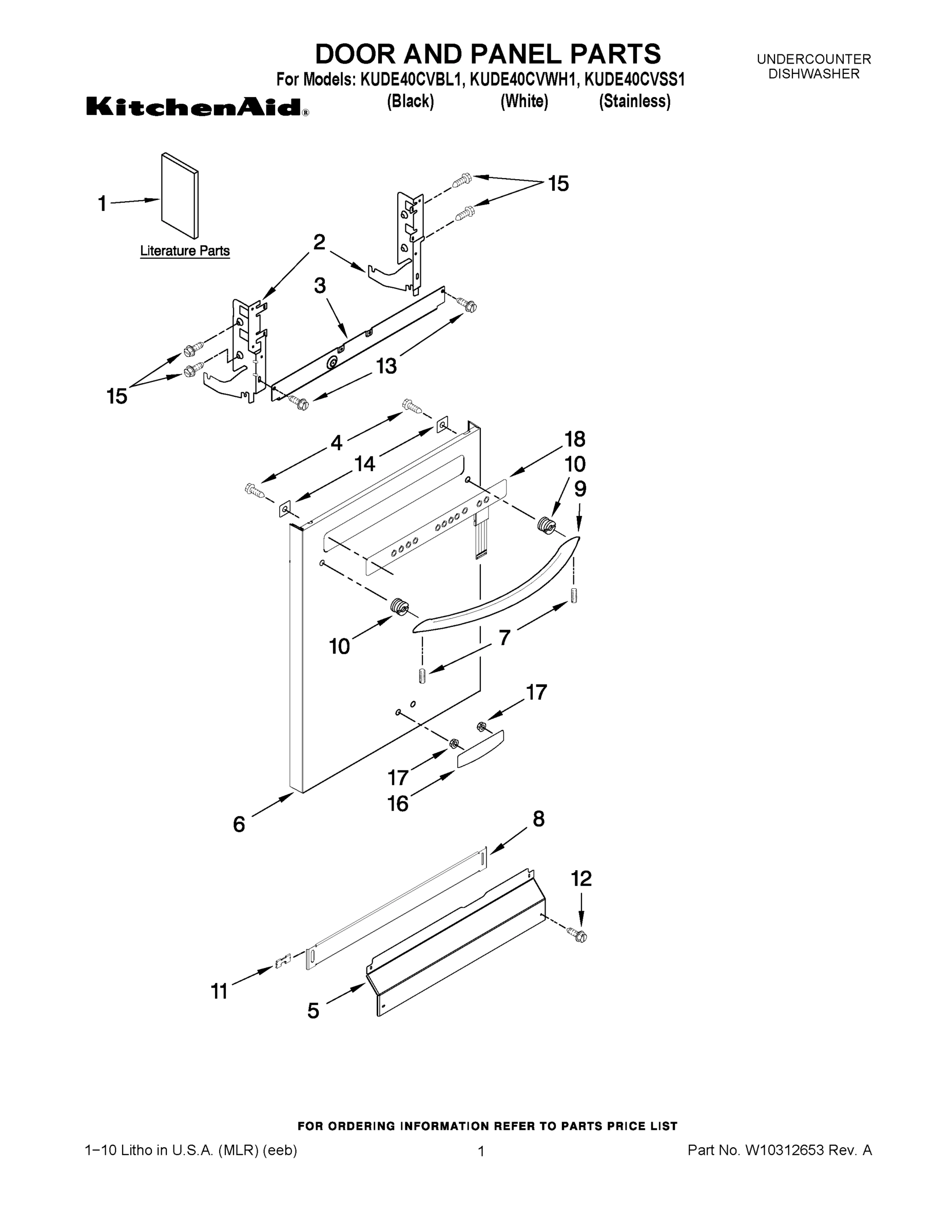 01 - DOOR AND PANEL PARTS
