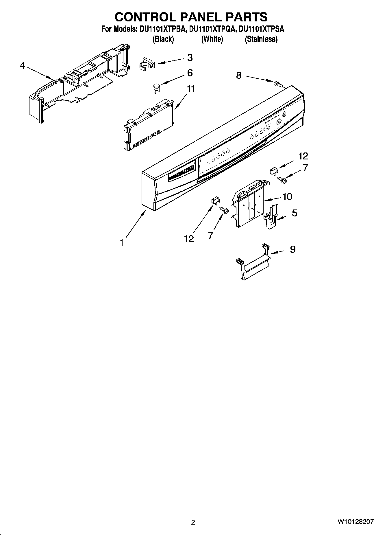 02 - CONTROL PANEL PARTS