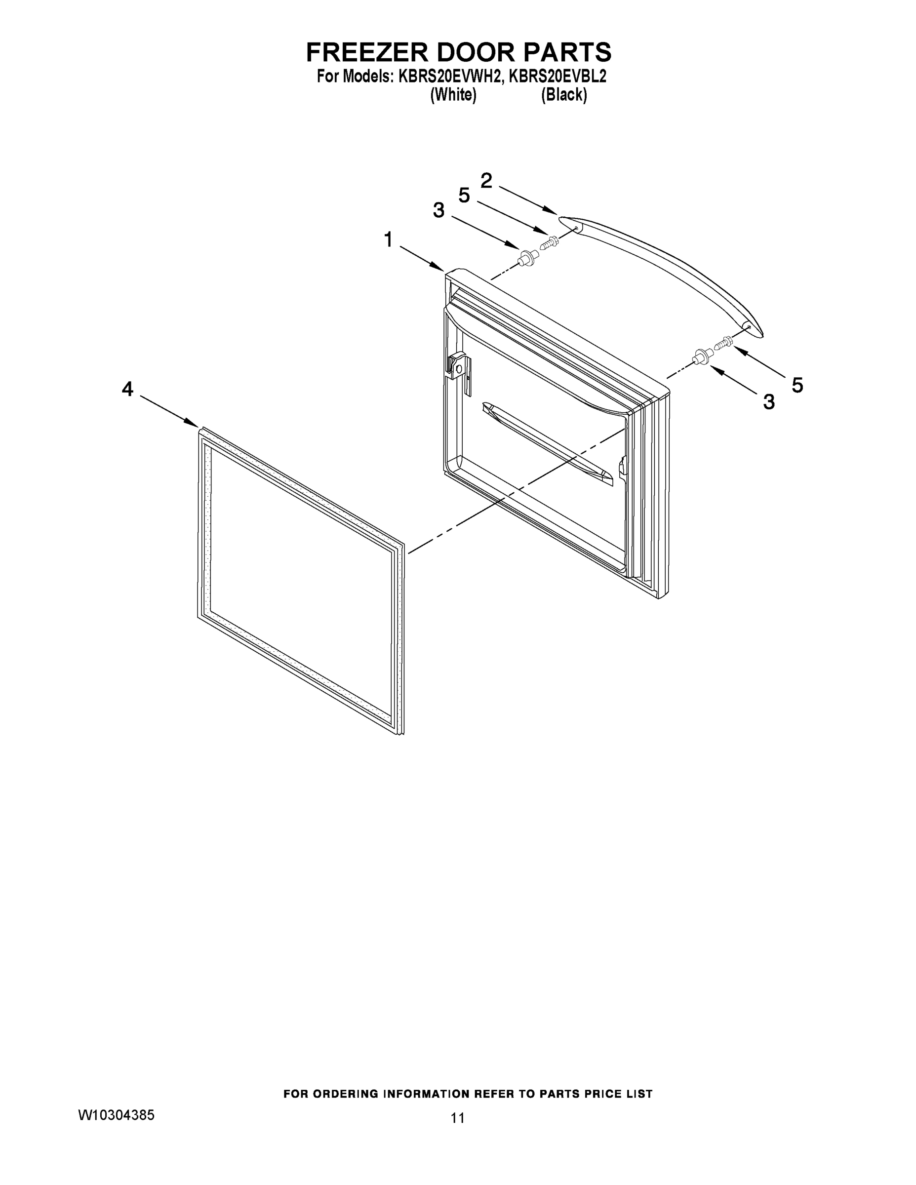 06 - FREEZER DOOR PARTS
