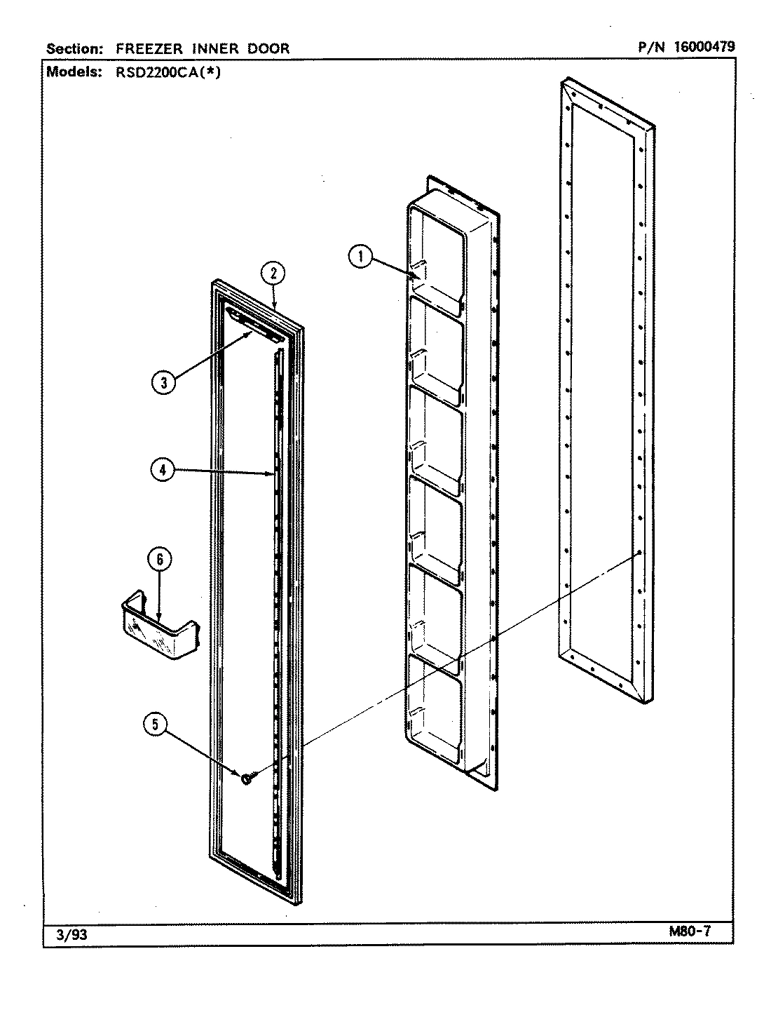 02 - FREEZER INNER DOOR
