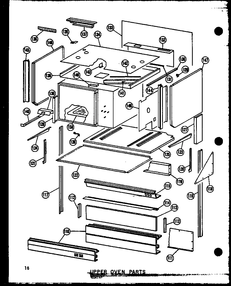 11 - UPPER OVEN PARTS
