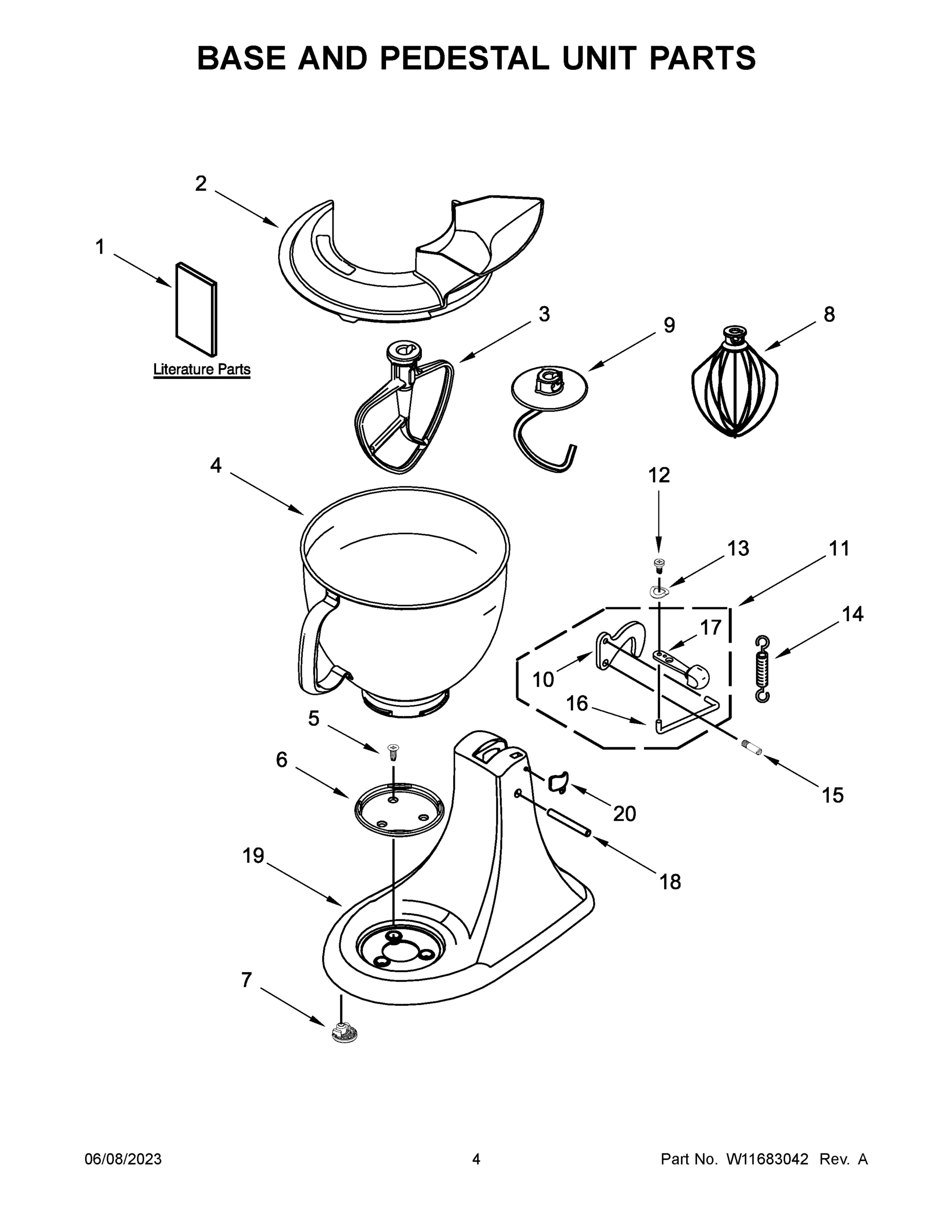 03 - BASE AND PEDESTAL UNIT PARTS