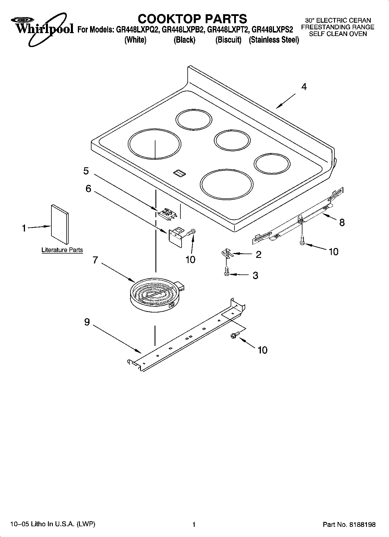 01 - COOKTOP PARTS