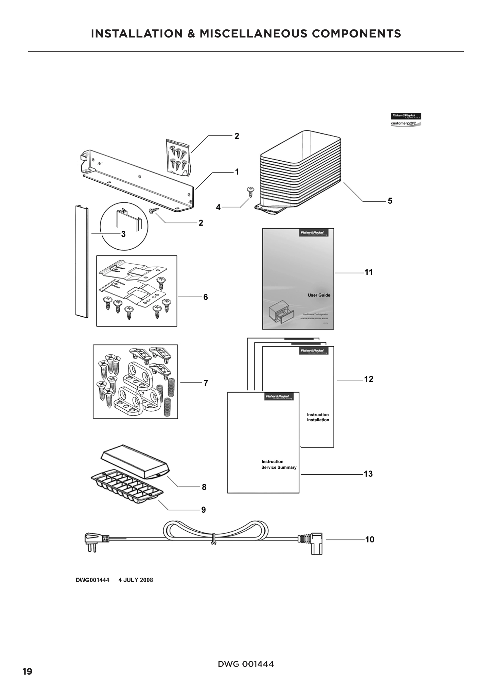 INSTALLATION & MISCELLANEOUS COMPONENTS