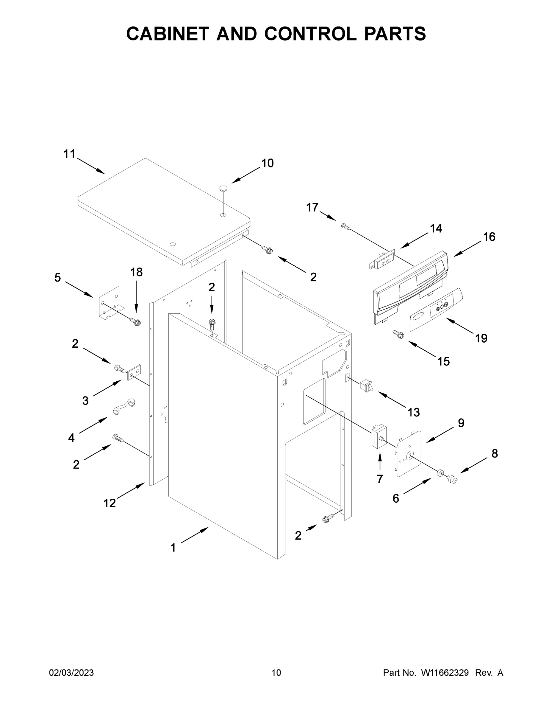 06 - CABINET AND CONTROL PARTS