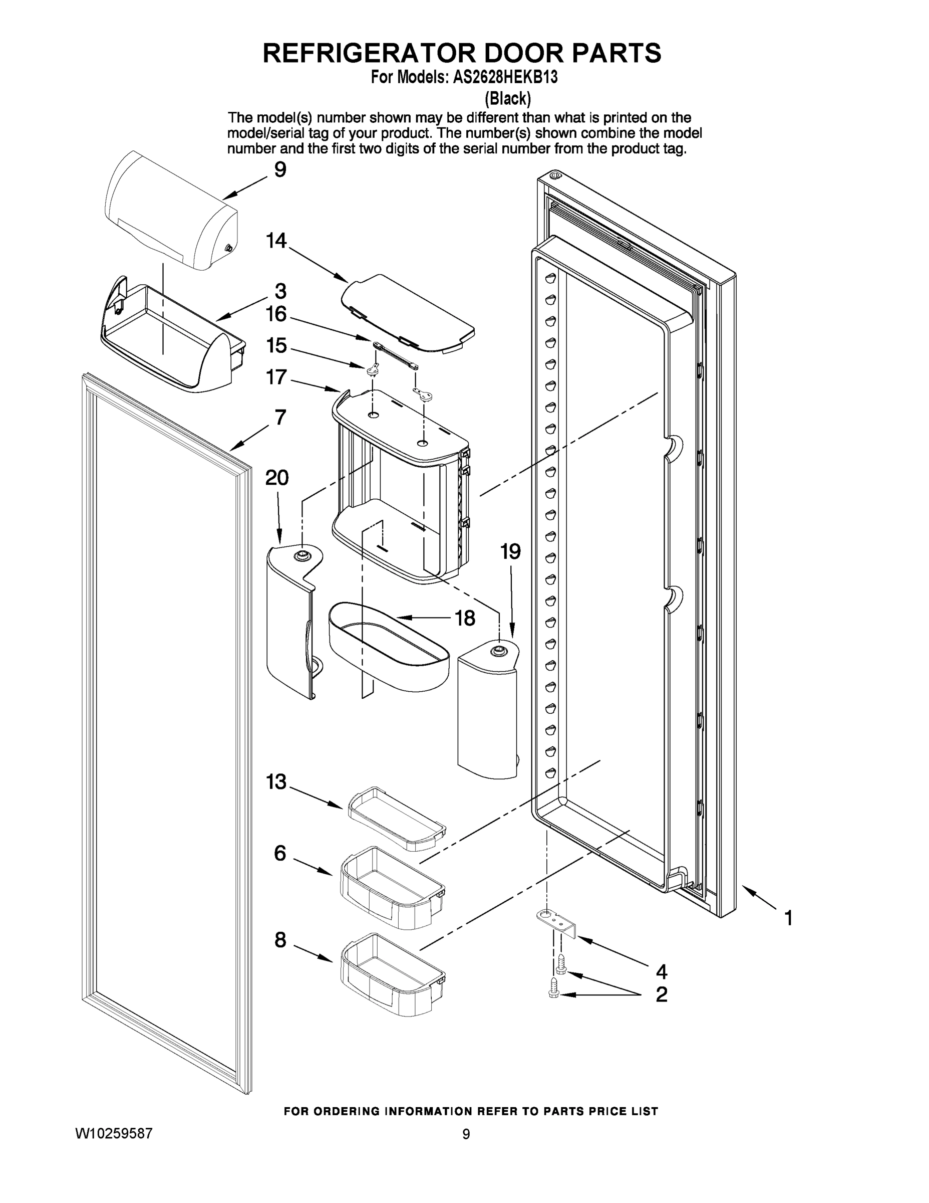 06 - REFRIGERATOR DOOR PARTS