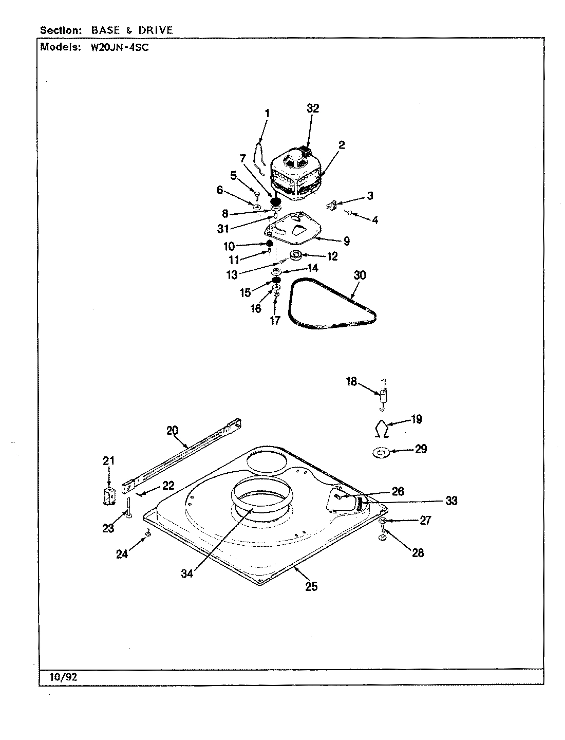 02 - BASE & DRIVE (W20JN4SC)(REV. A)