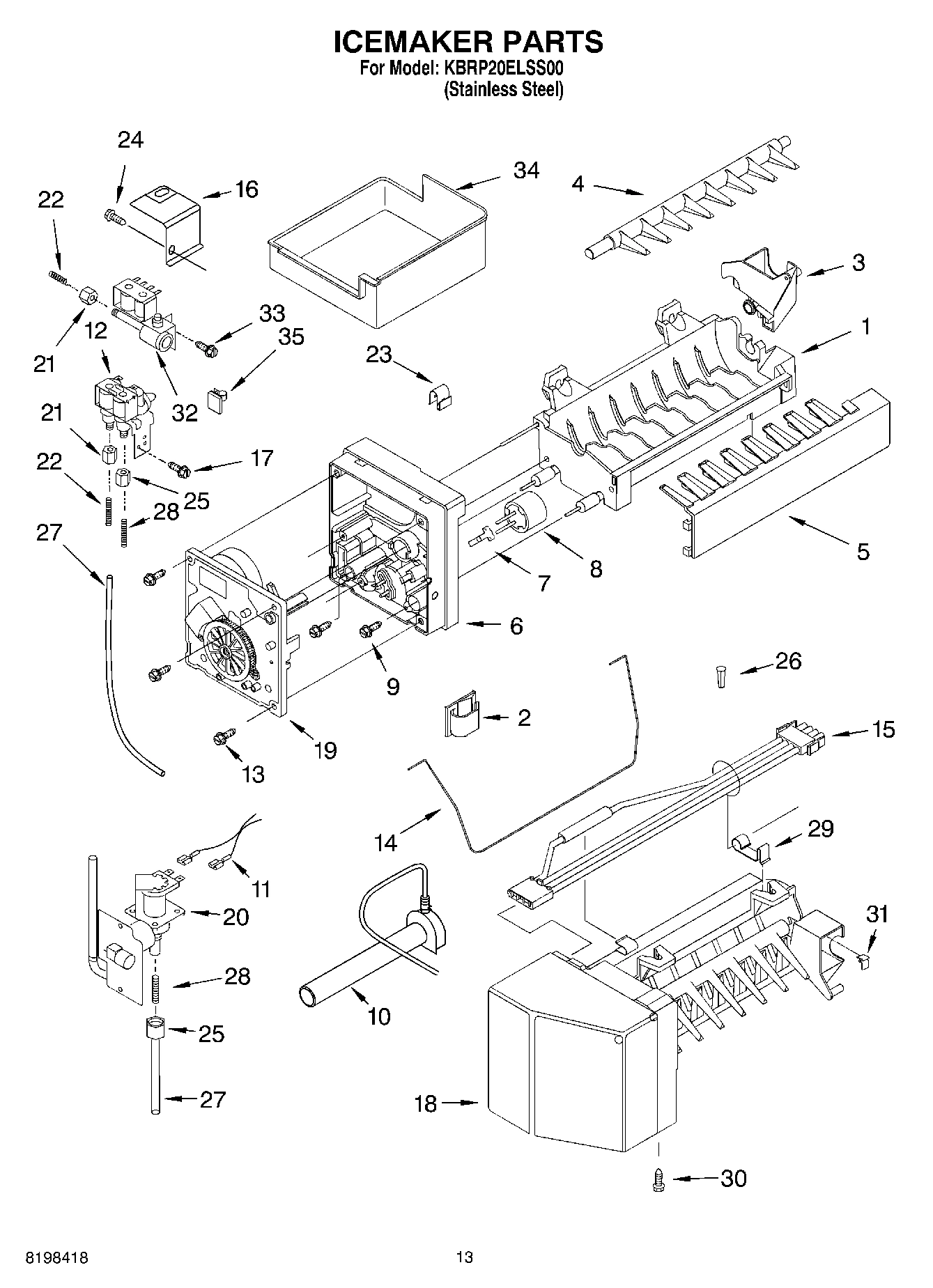 07 - ICEMAKER PARTS