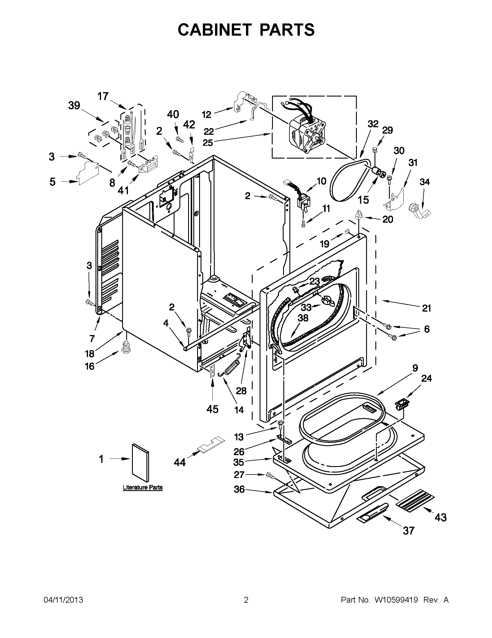 01 - CABINET PARTS
