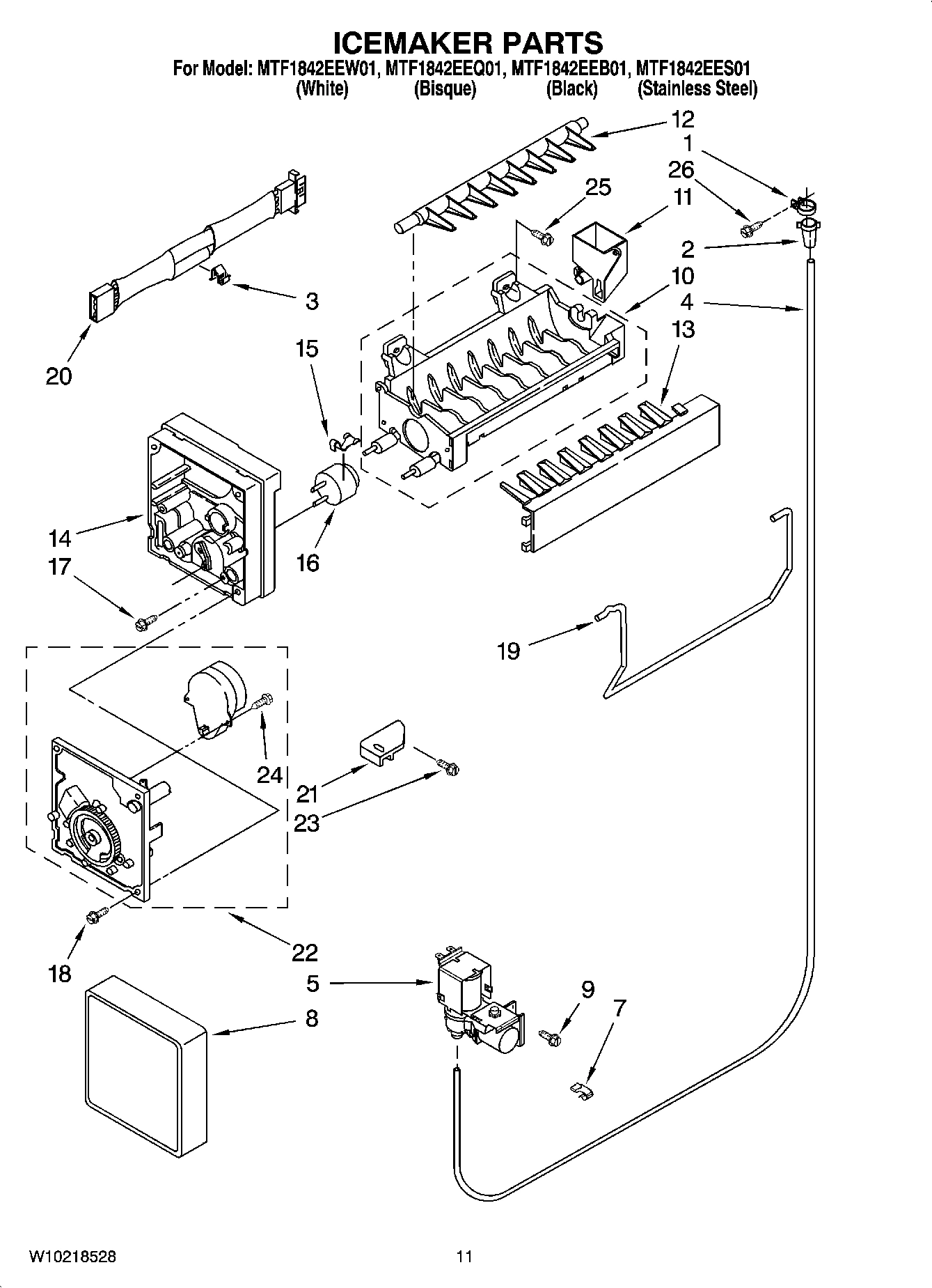 06 - ICEMAKER PARTS, OPTIONAL PARTS