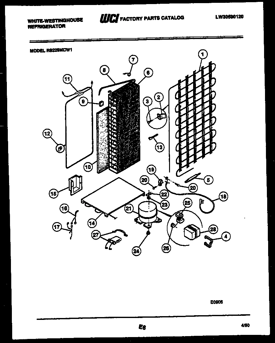 10 - SYSTEM AND AUTOMATIC DEFROST PARTS