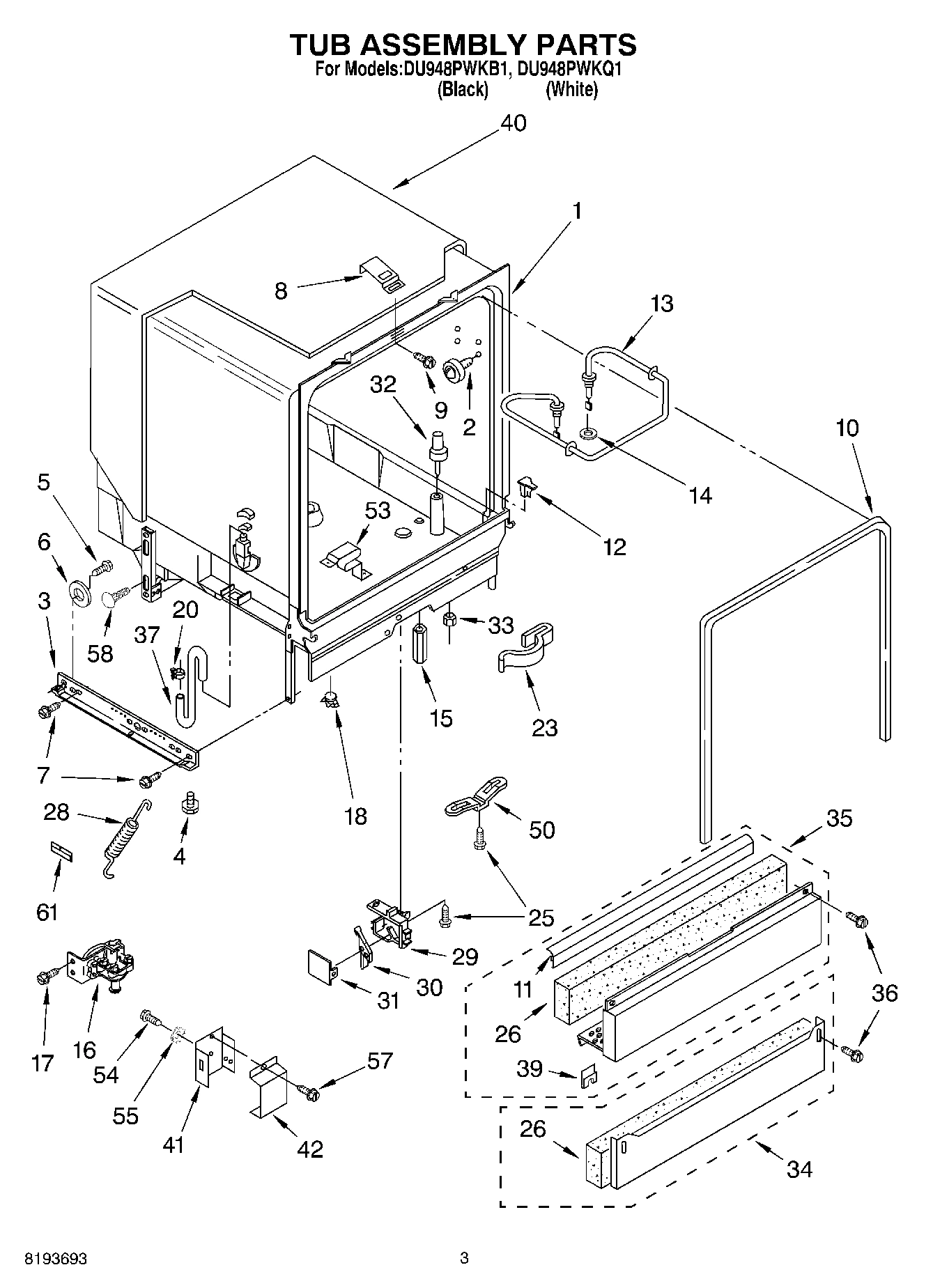 03 - TUB ASSEMBLY
