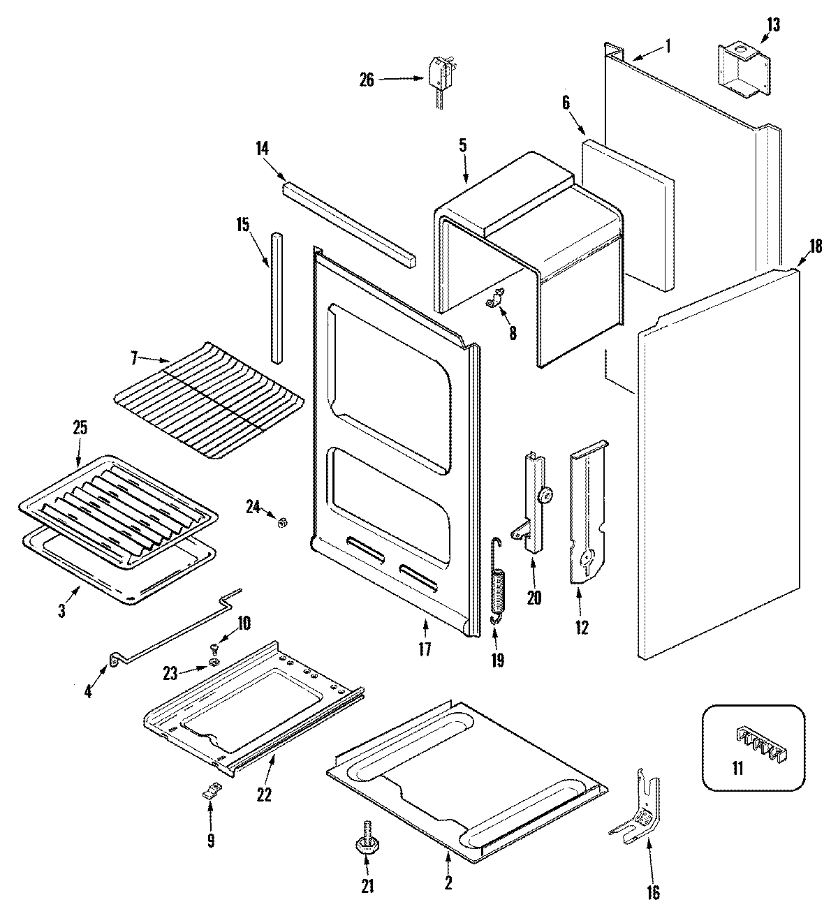 01 - BODY/OVEN