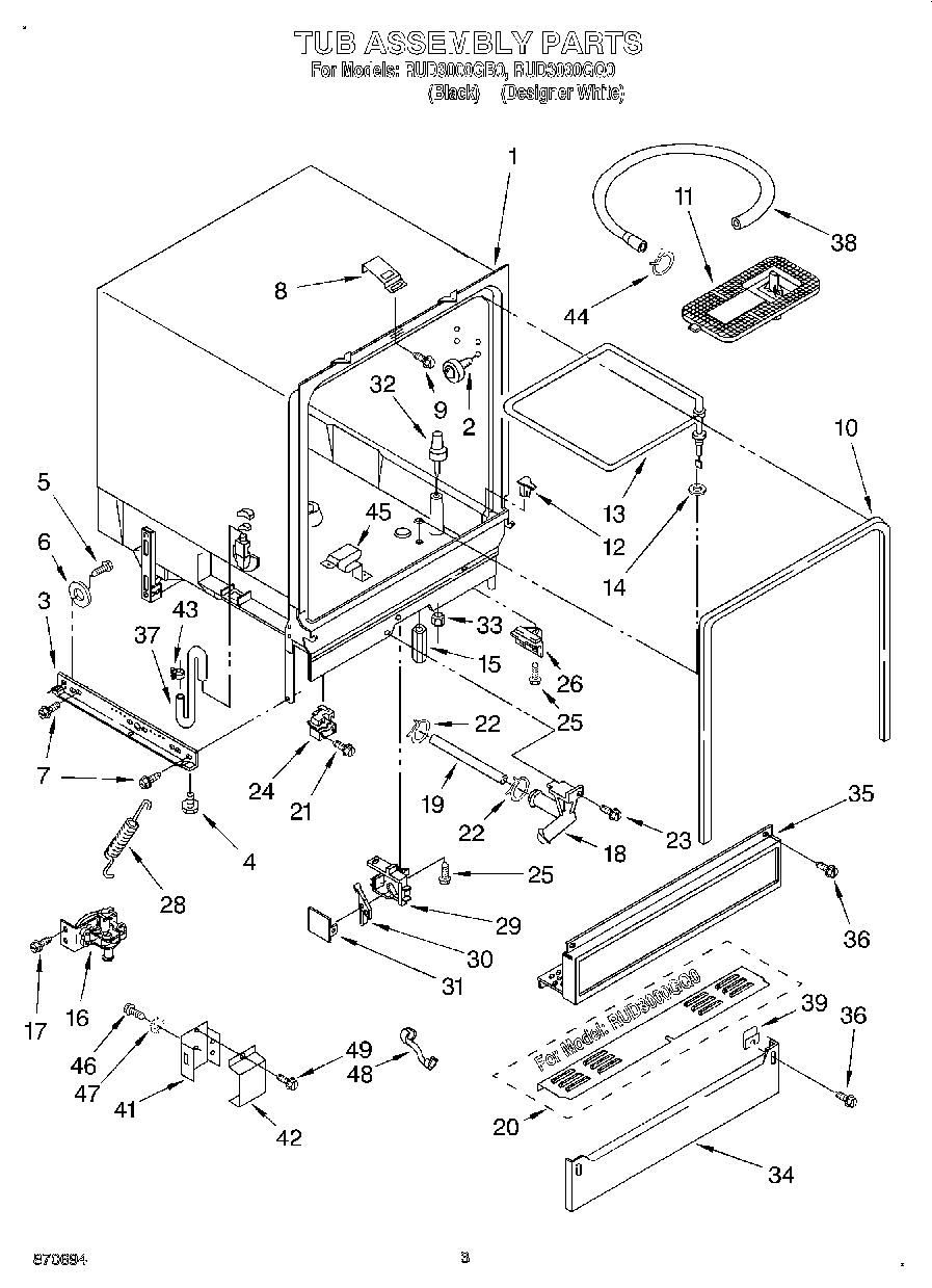 03 - TUB ASSEMBLY