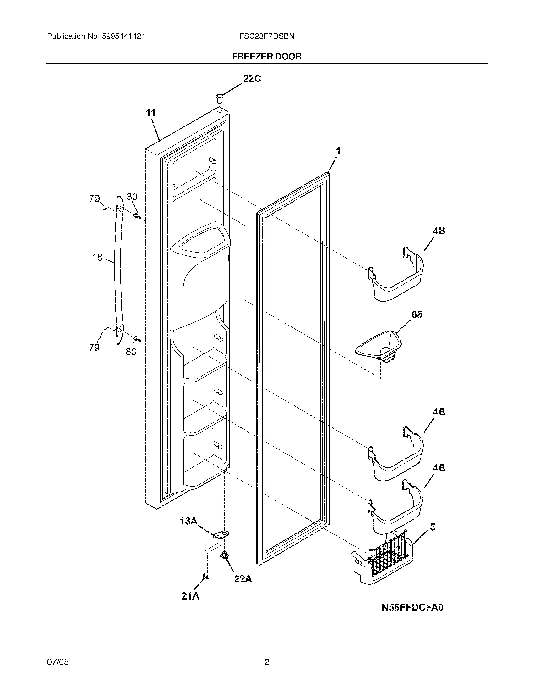 03 - FREEZER DOOR