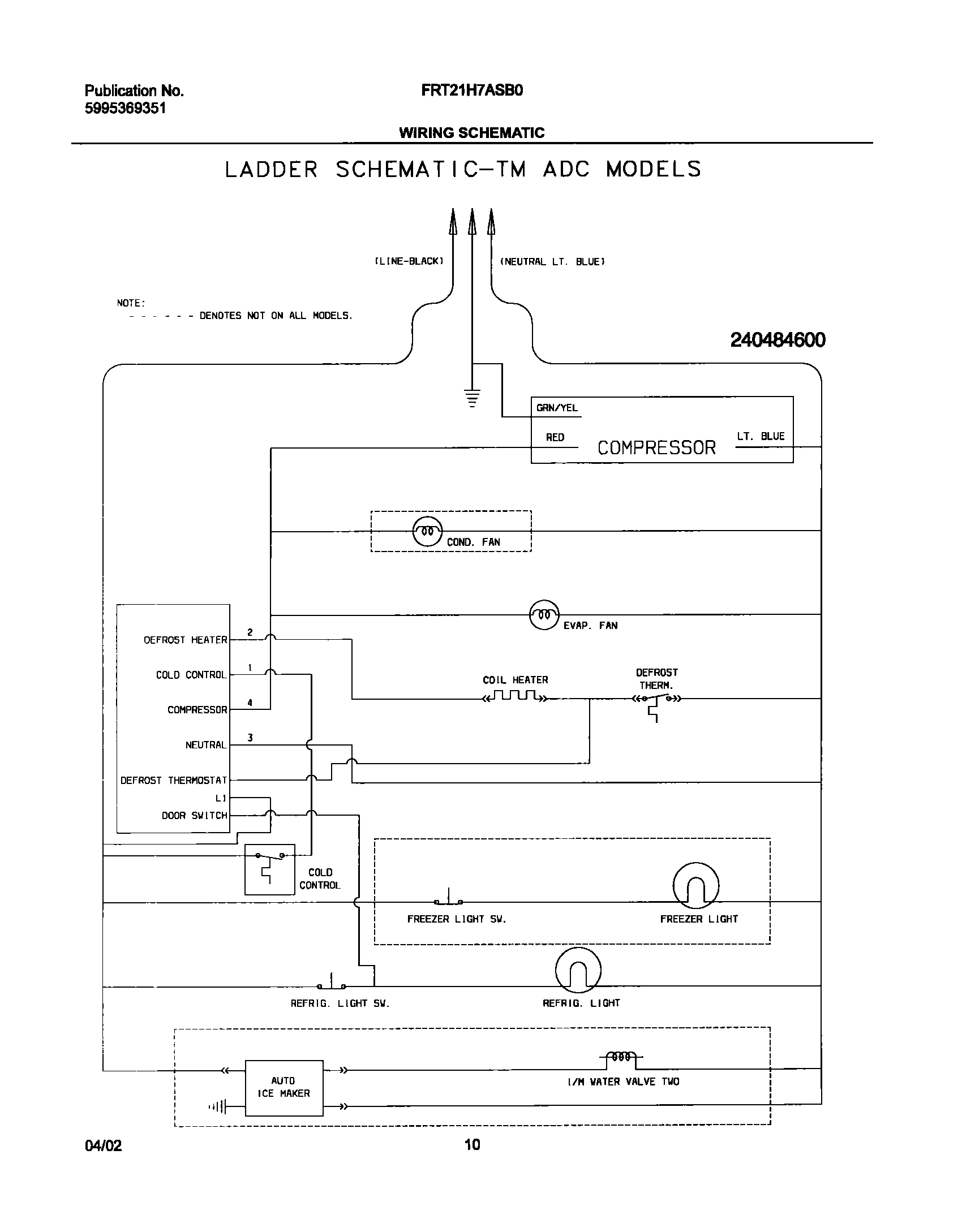 10 - WIRING SCHEMATIC